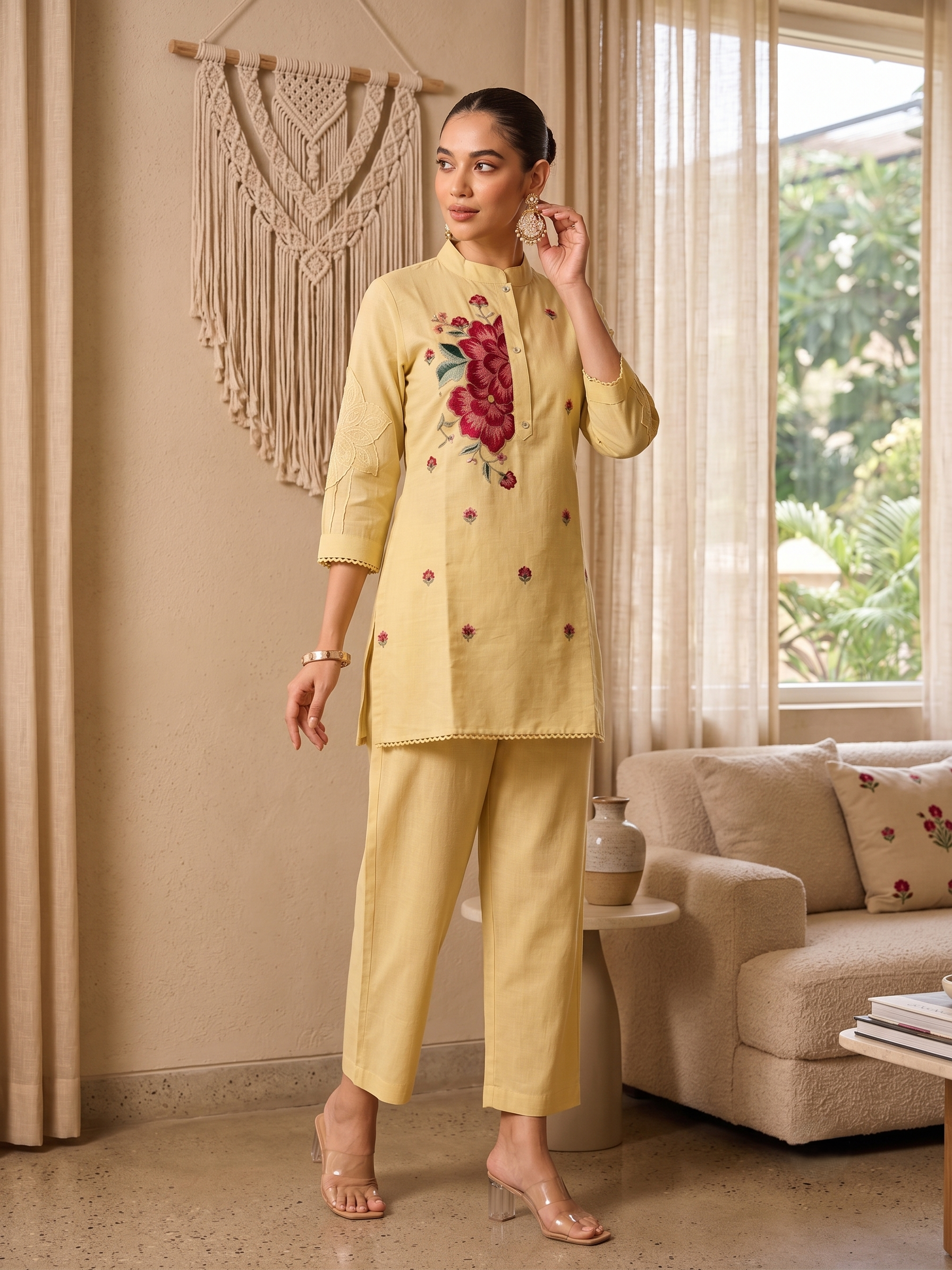 Aurelia Vatican Gold Co-Ord Set