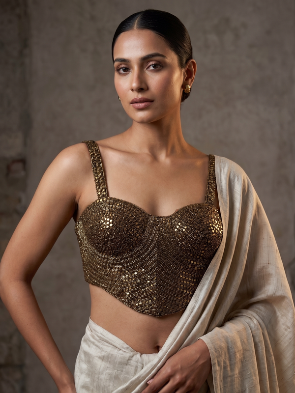 Velora Designer Handcrafted Work Blouse