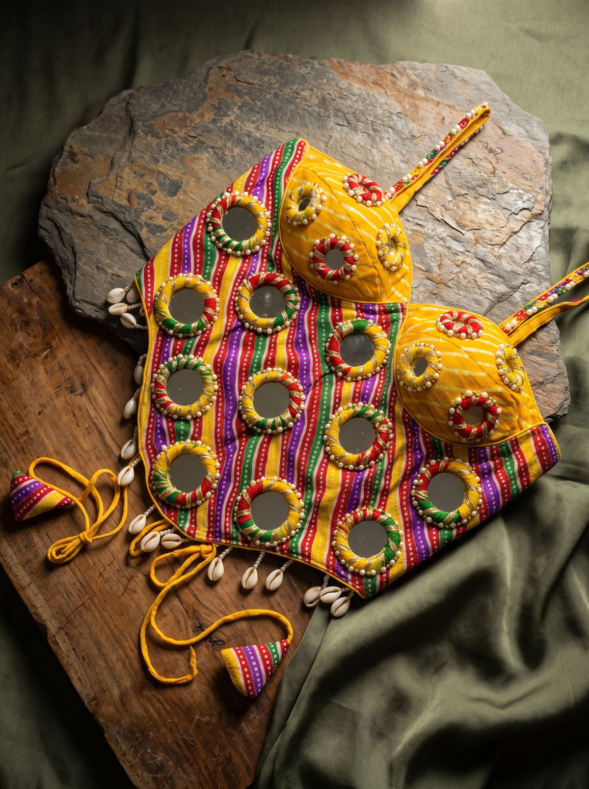 Rajnandini Mirror Shell Blouse