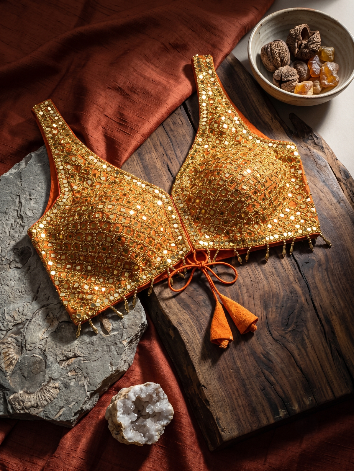Lunara Festive Glow Blouse