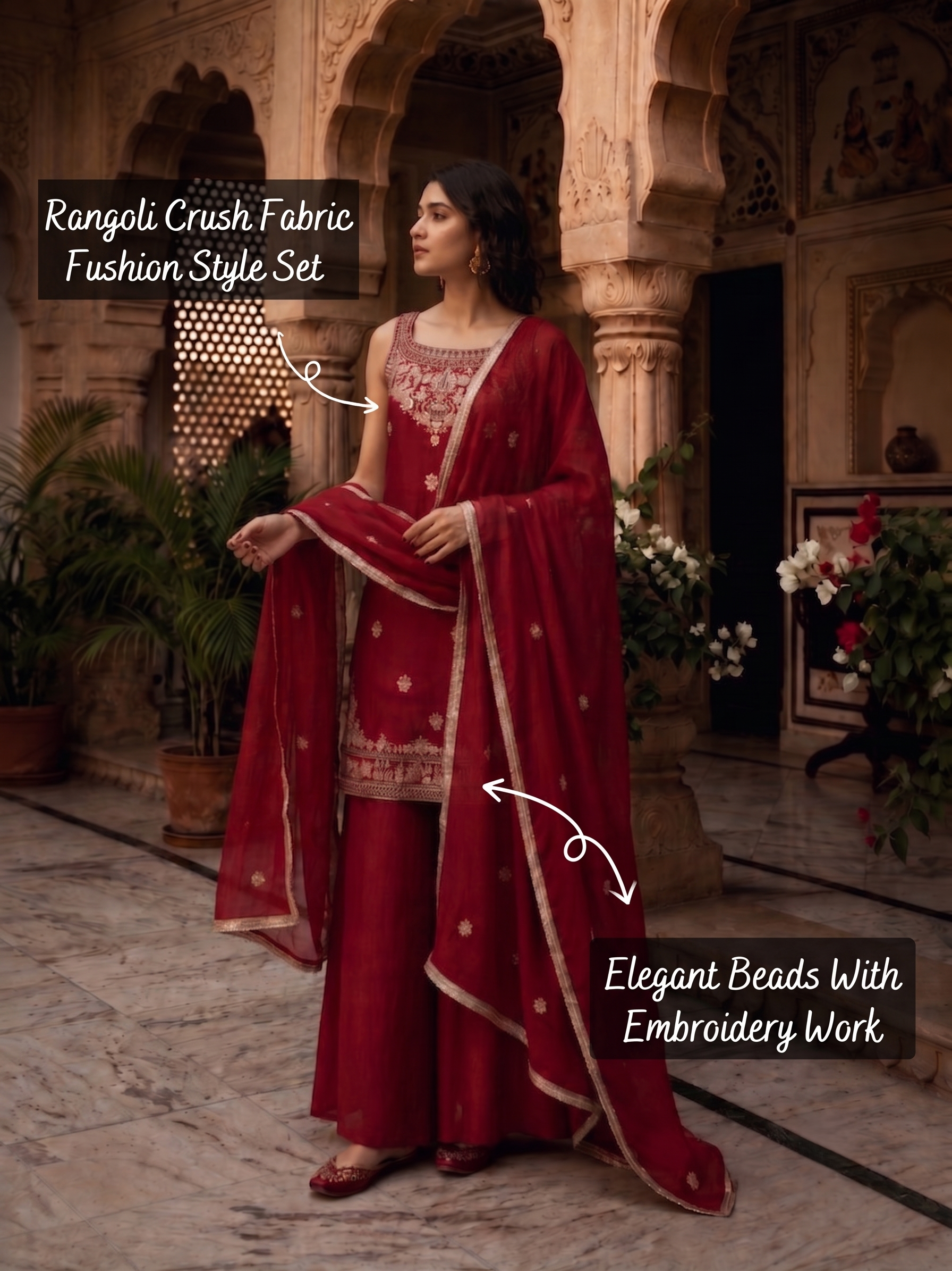 Mehreen Rangoli Crush Co-Ord Set