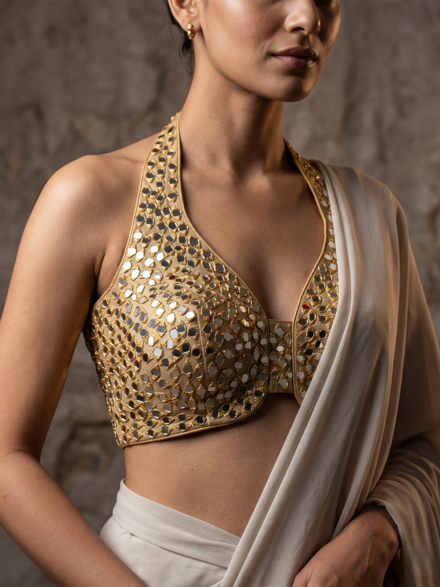 Mirror Muse Halter Blouse