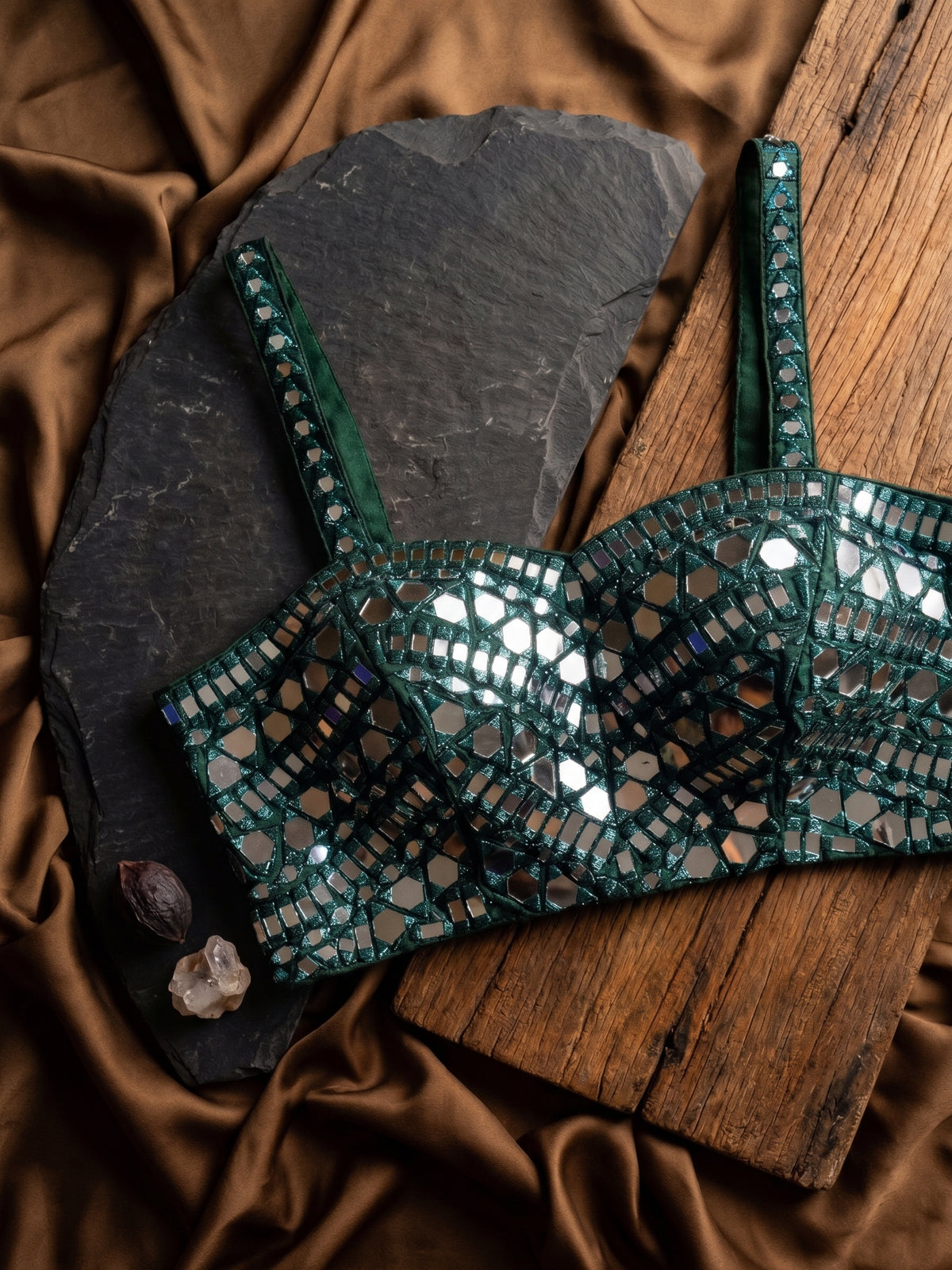 Zahira Mirror Work Blouse