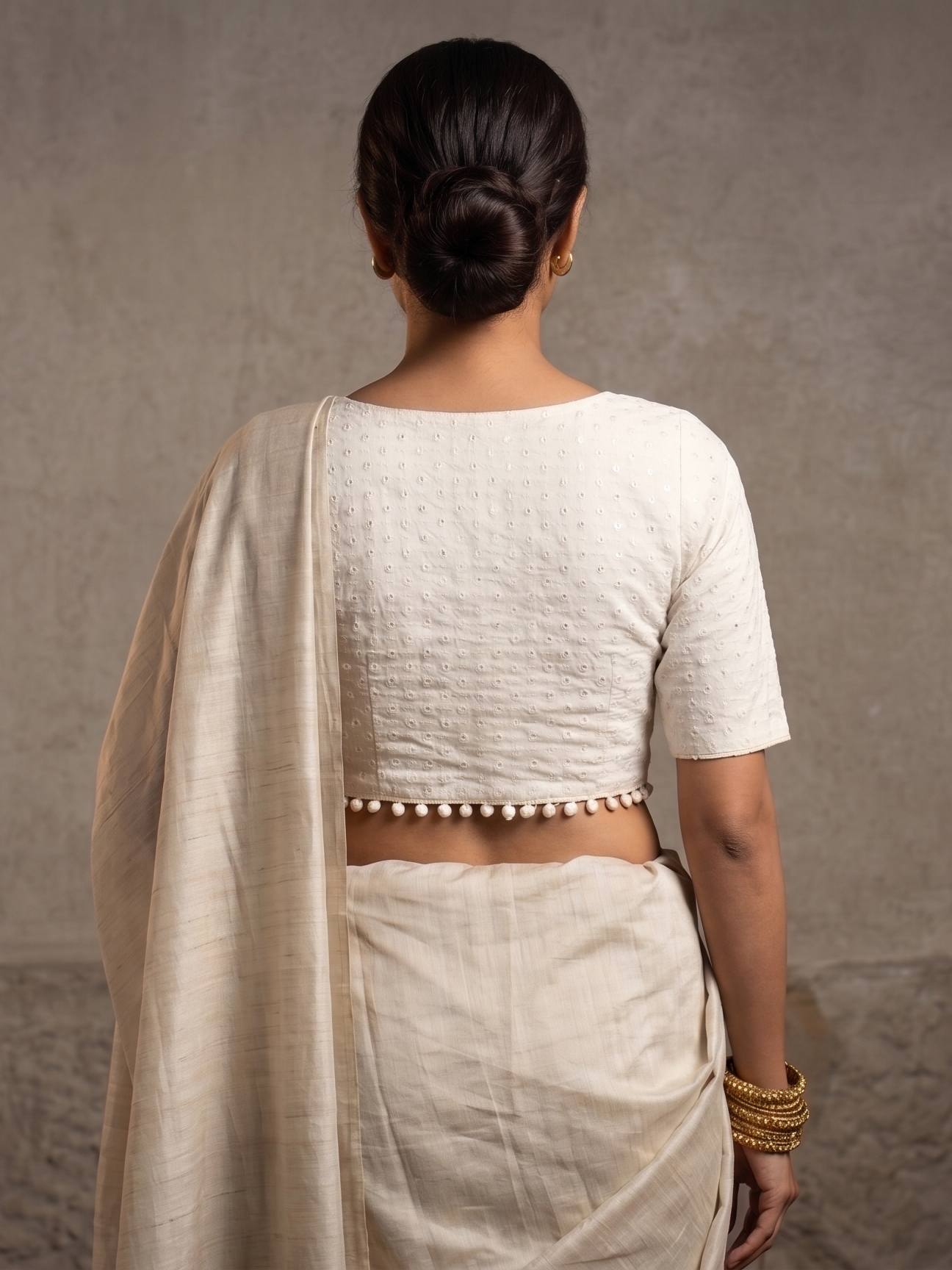 Designer Hakoba Cotton Everyday Blouse
