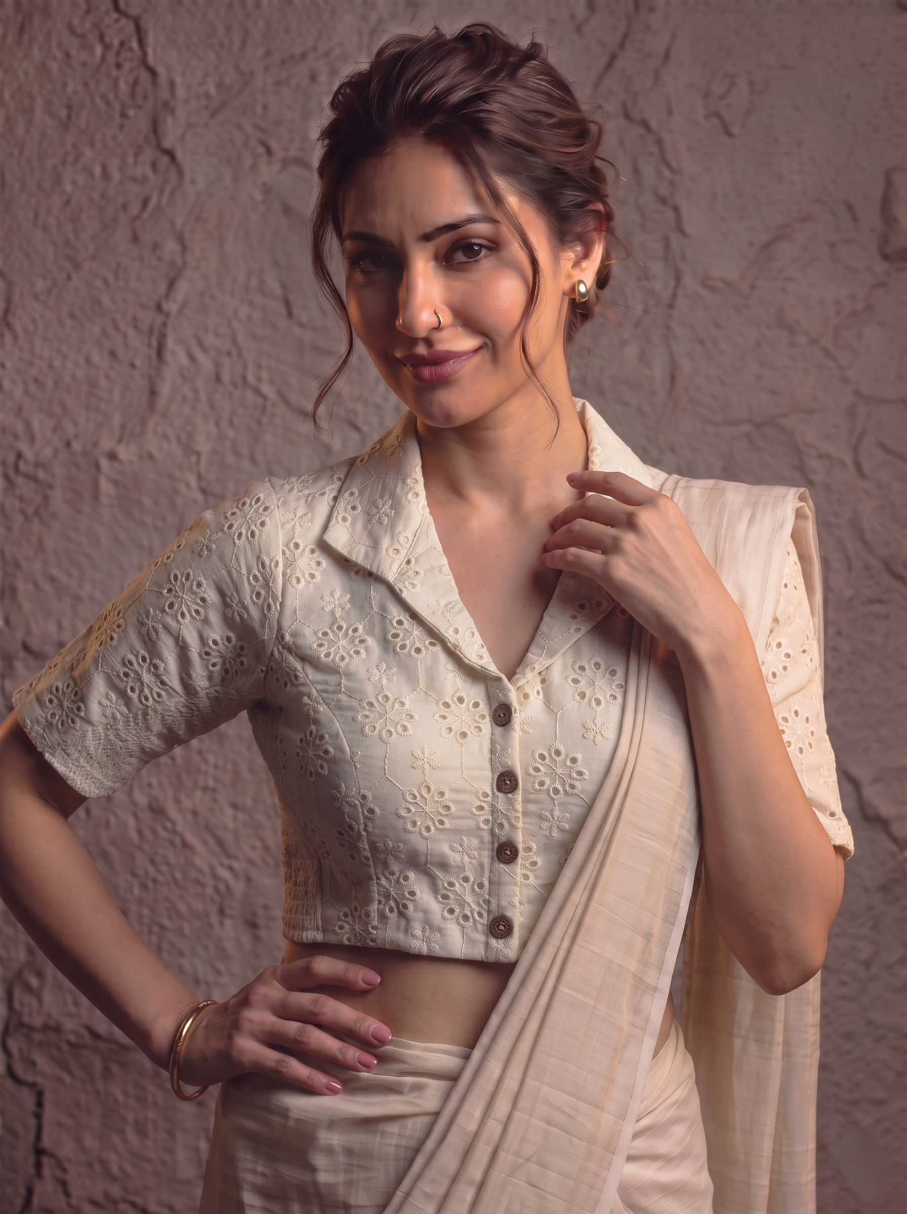 Ebony Grace Hakoba Designer Blouse