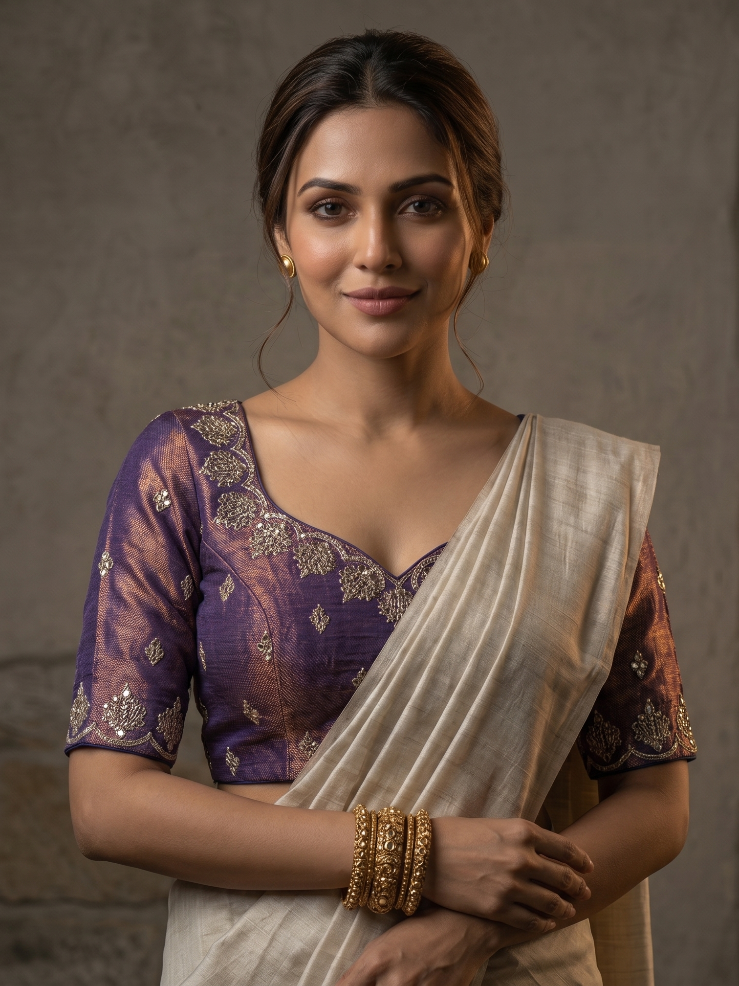 Zoya-2 Shimmer Butti Blouse