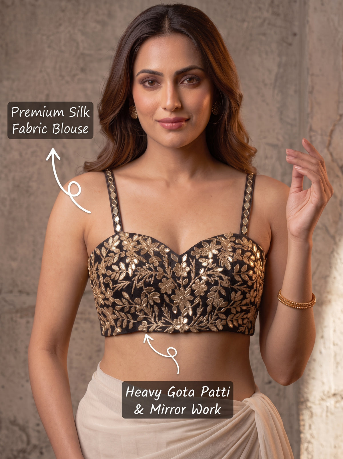 Noore Gota Patti Blouse