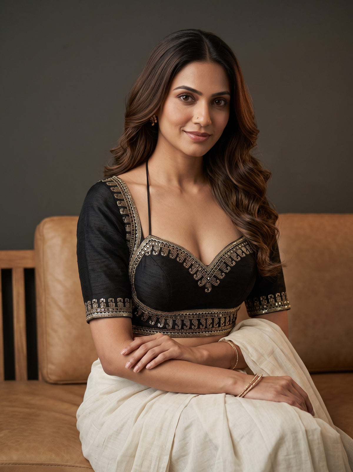 Samaira Italian Silk Blouse