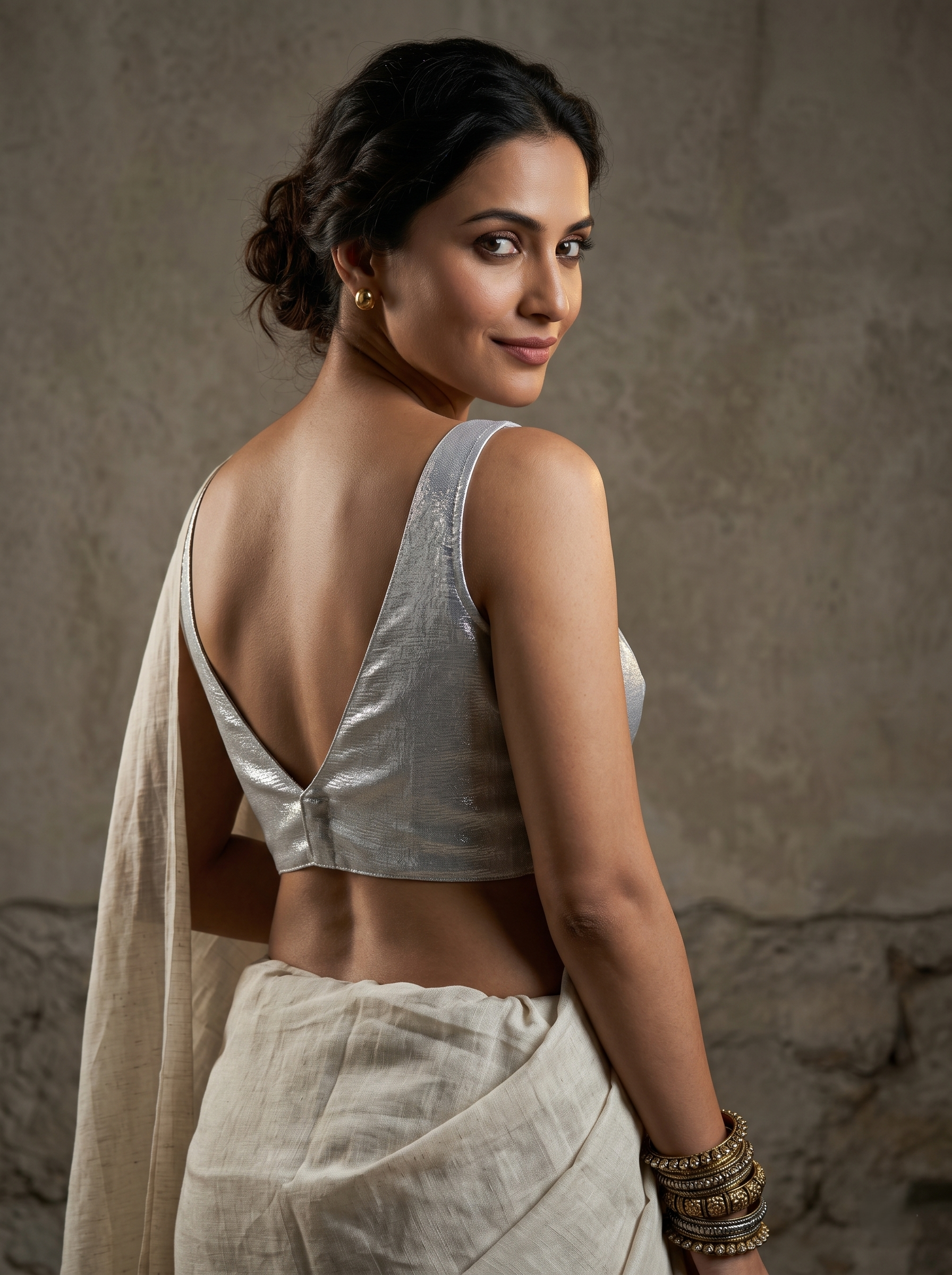 SILVER BLOUSE