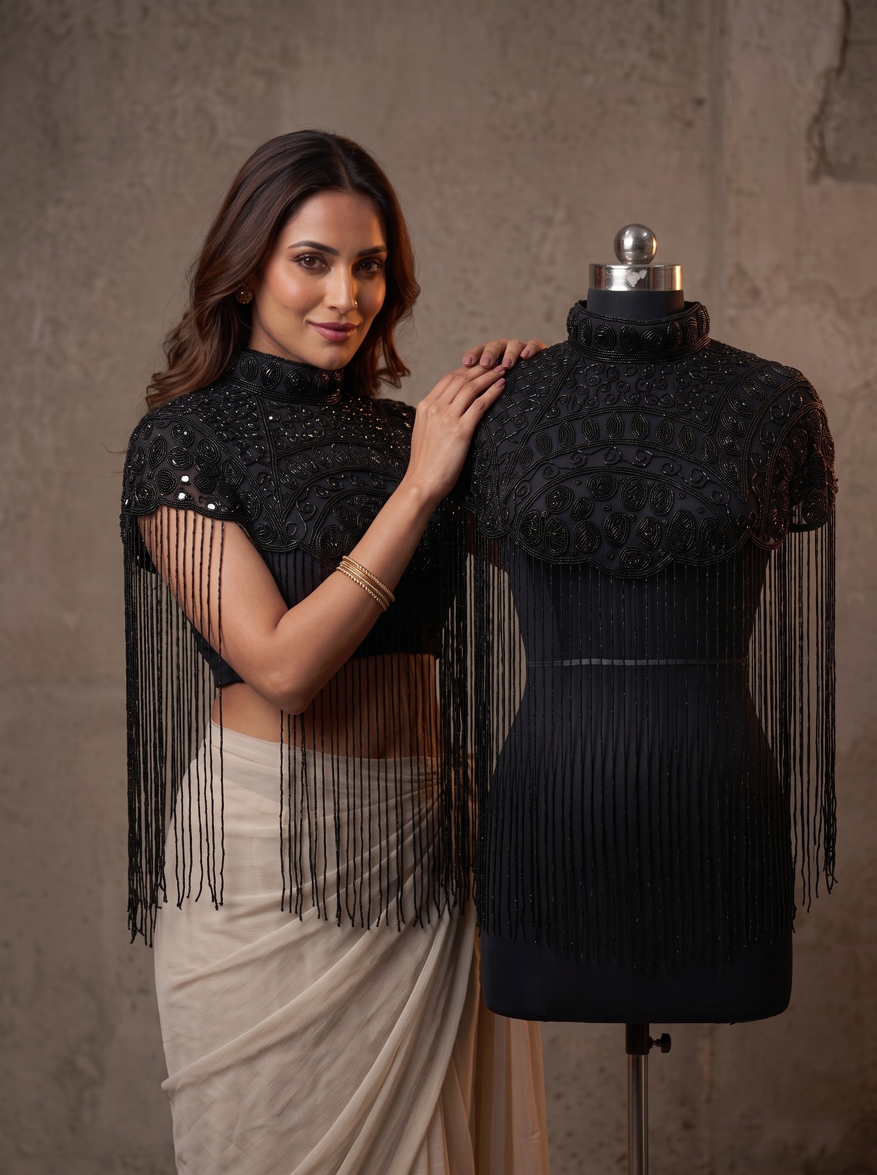 Pearl Aura Designer Kochi Pochi Blouse