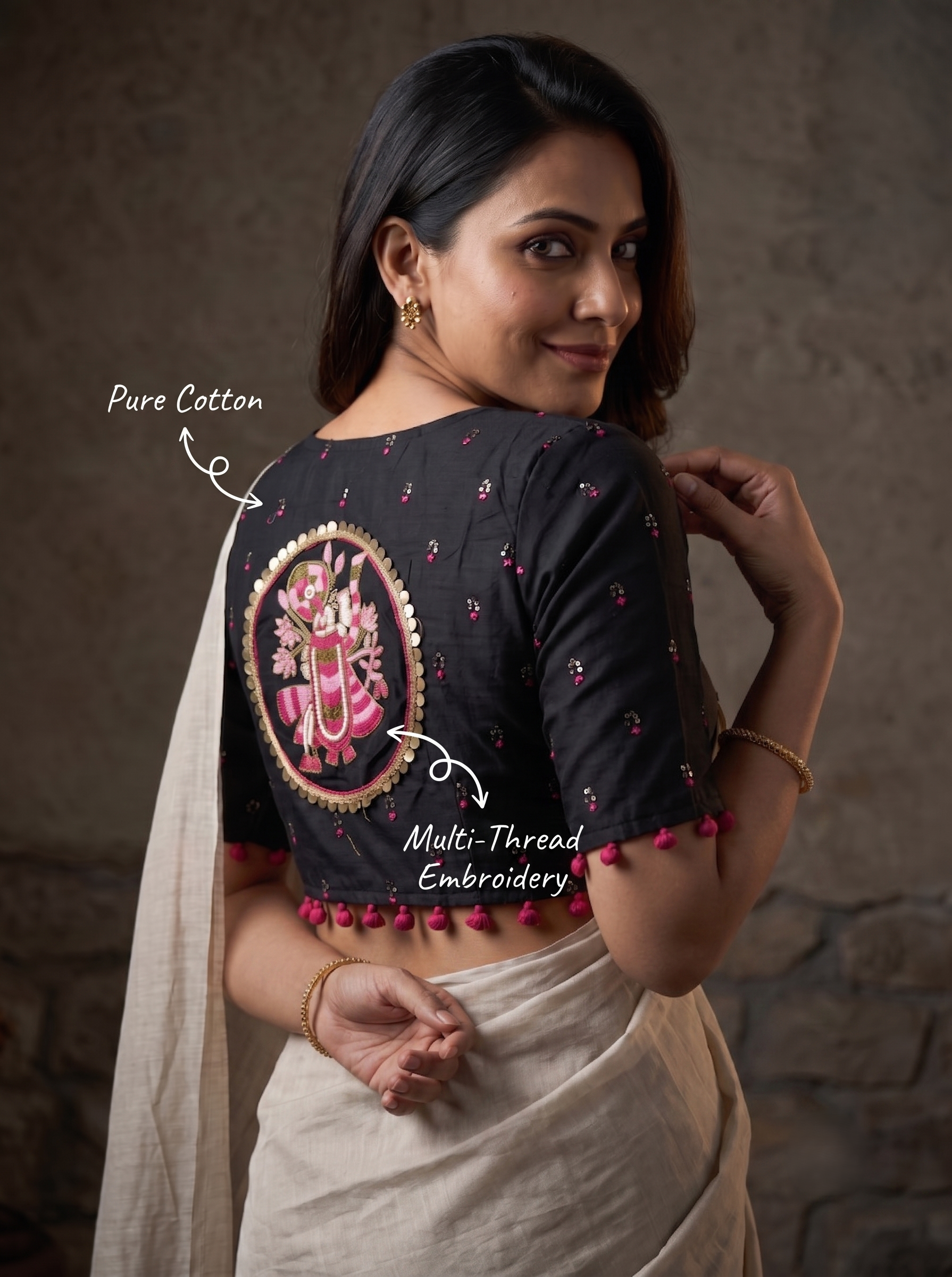 Royale Krishna Patchwork Blouse