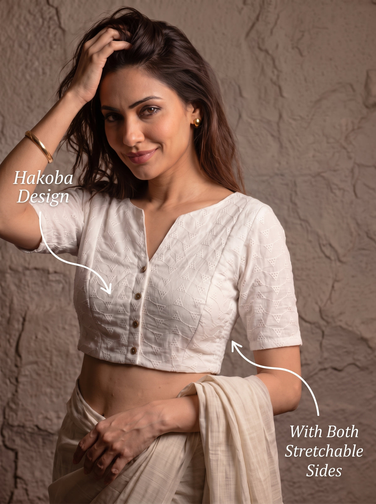 Comfort Fit Hakoba Blouse