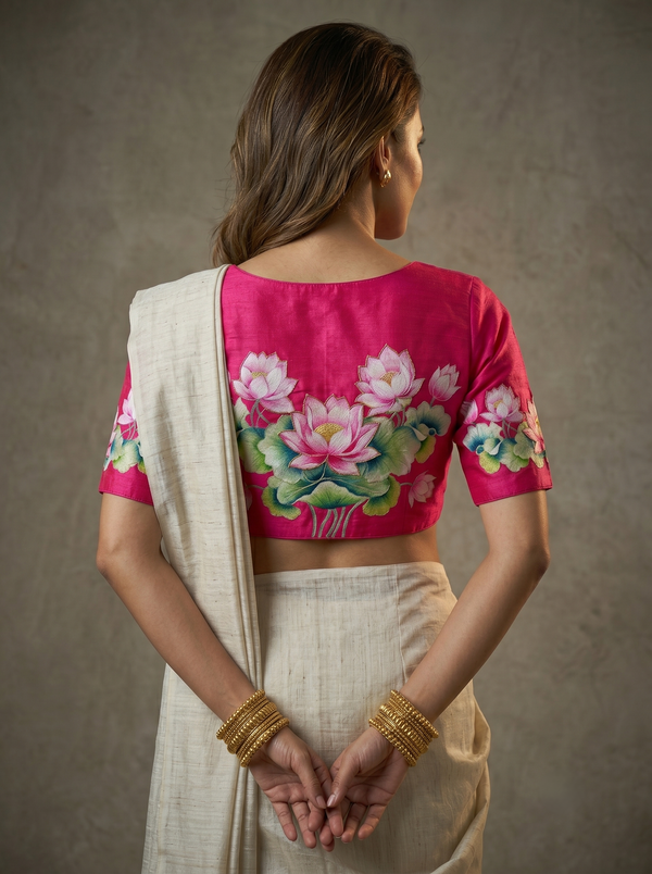 LOTUS PRINT BLOUSE - 2