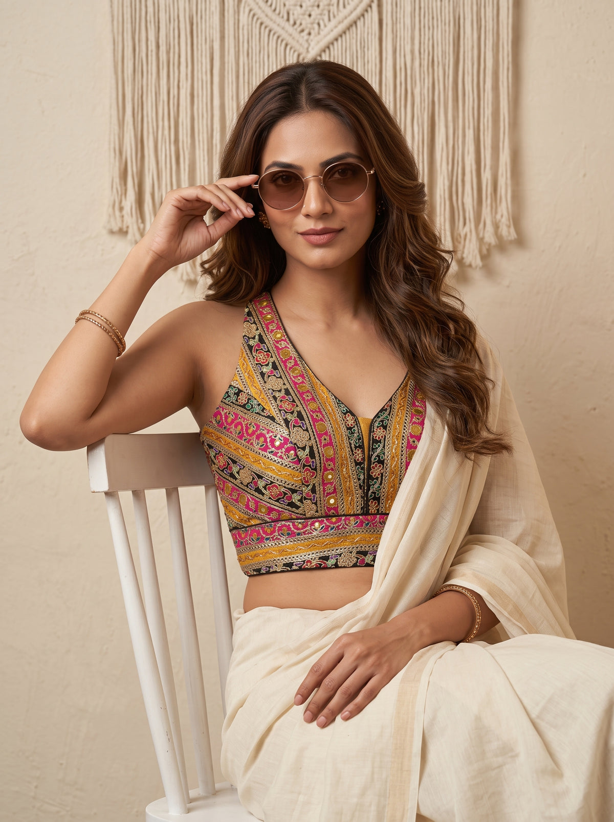 Queen Halter Neck Blouse 2
