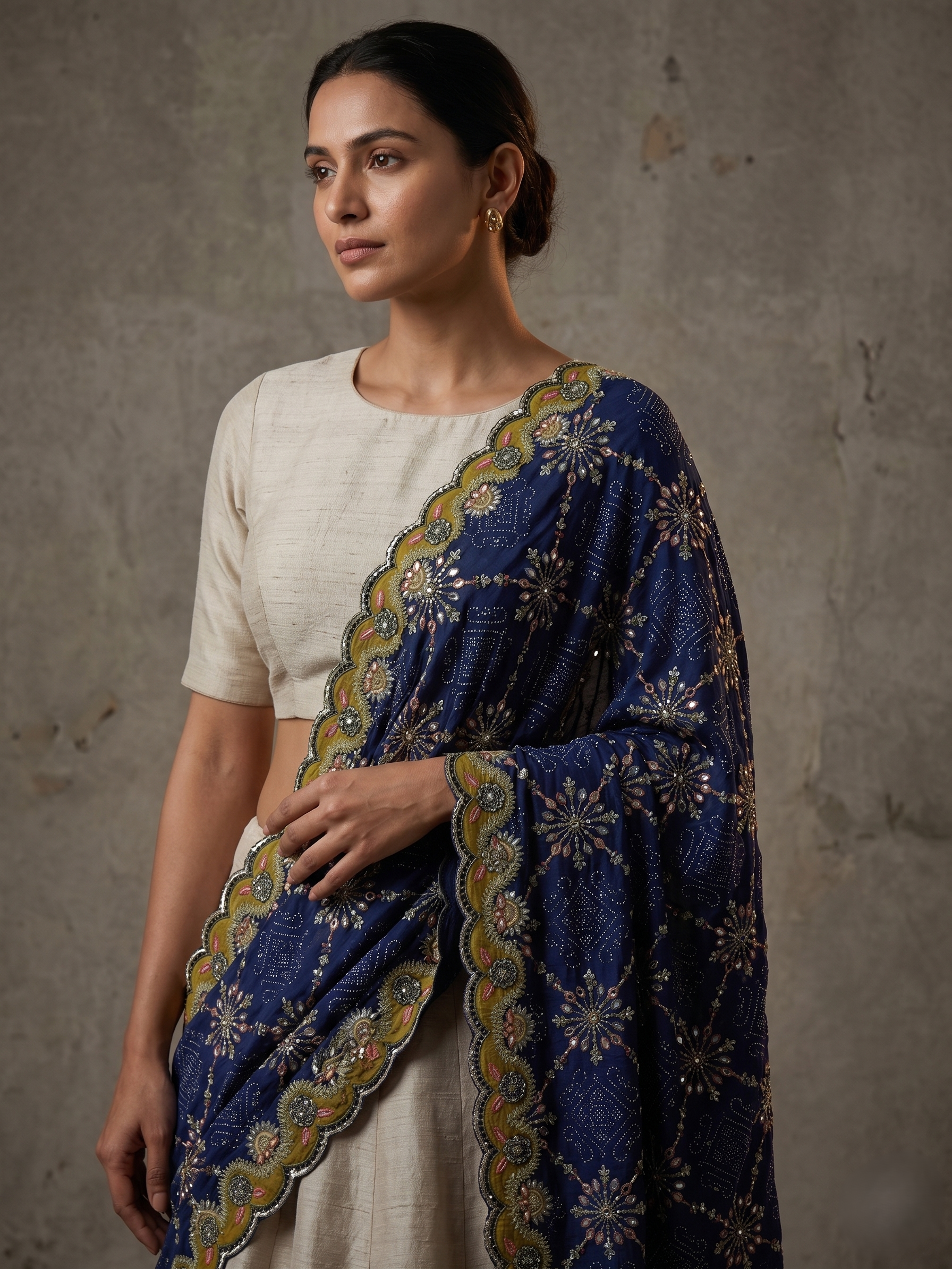 Leher Premium Chinon Dupatta