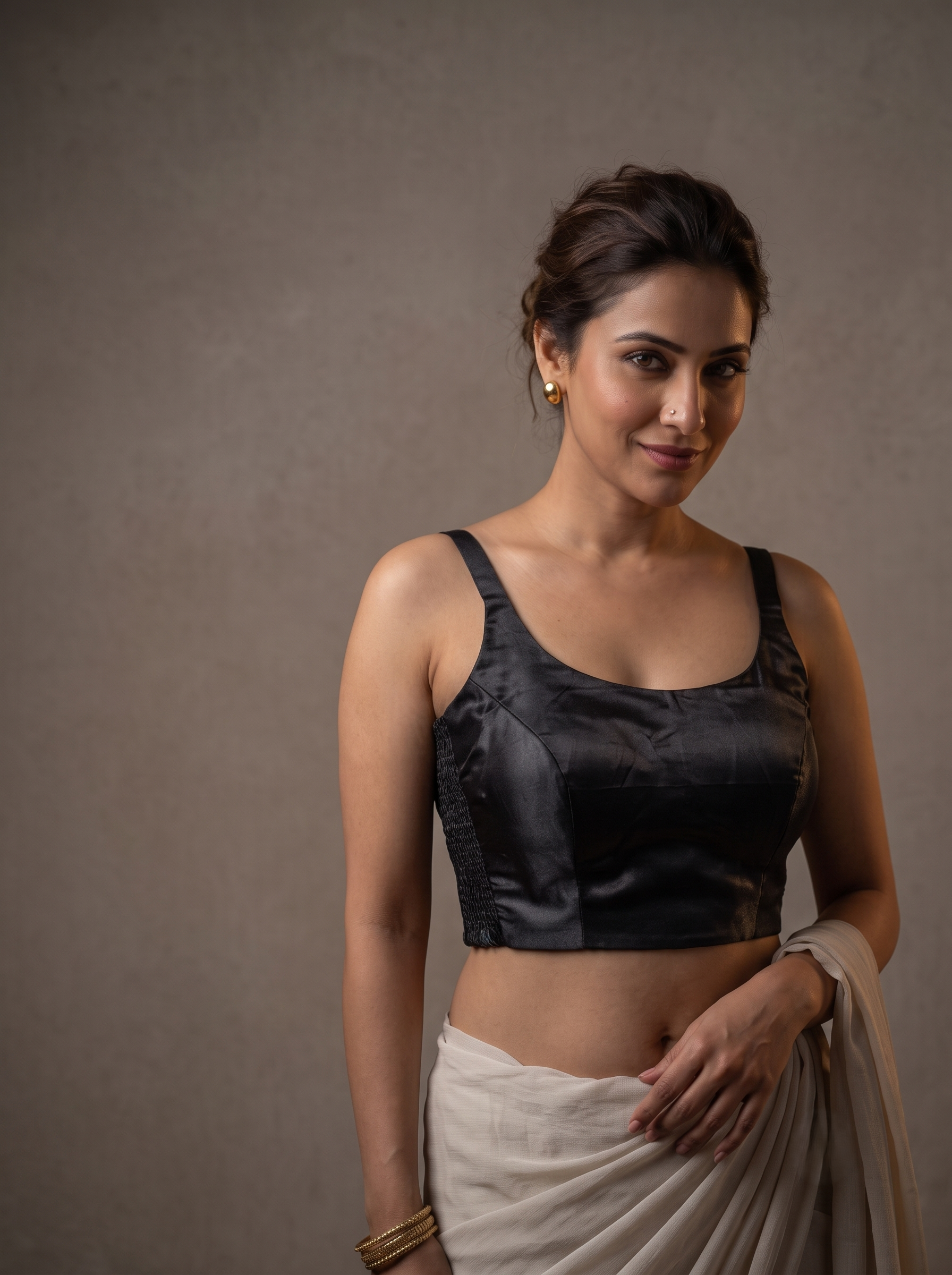 Luxe Gajji Silk Stretch Blouse