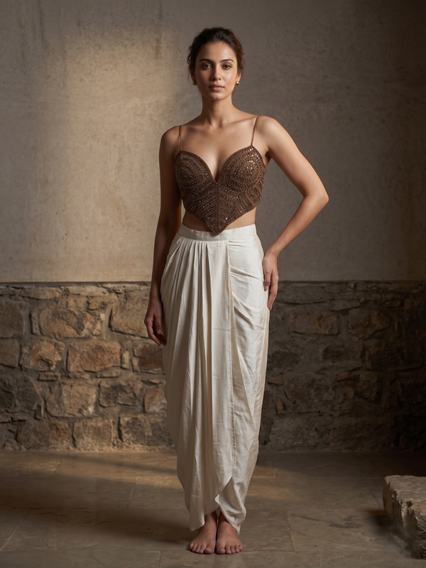 Soraya With Dhoti Combo