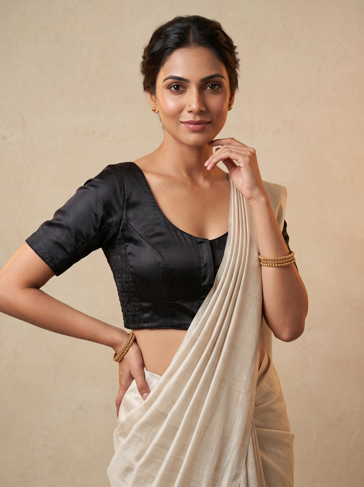 Luxe Gajji Stretch Blouse