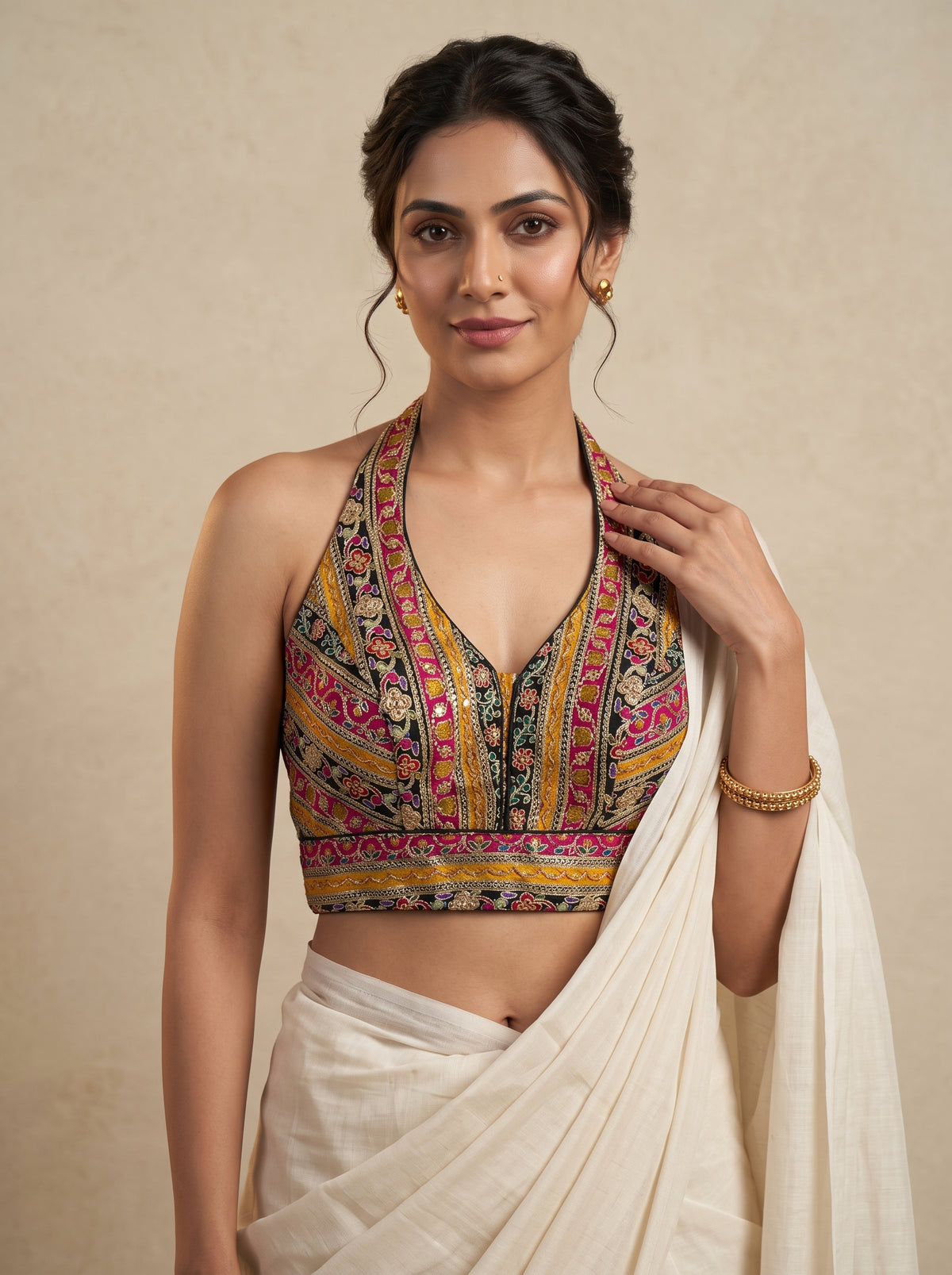 Queen Halter Neck Blouse 2