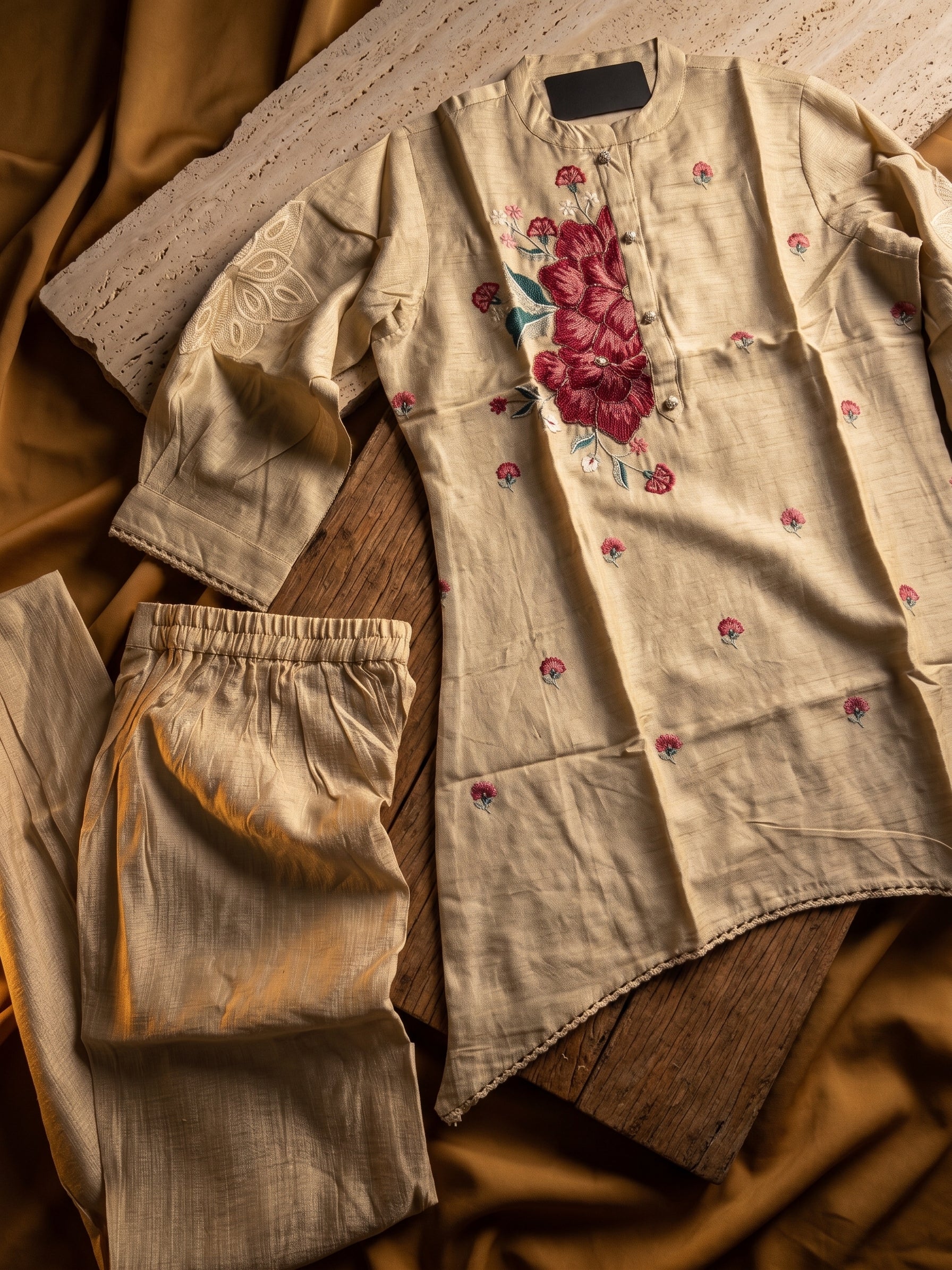 Aurelia Vatican Gold Co-Ord Set
