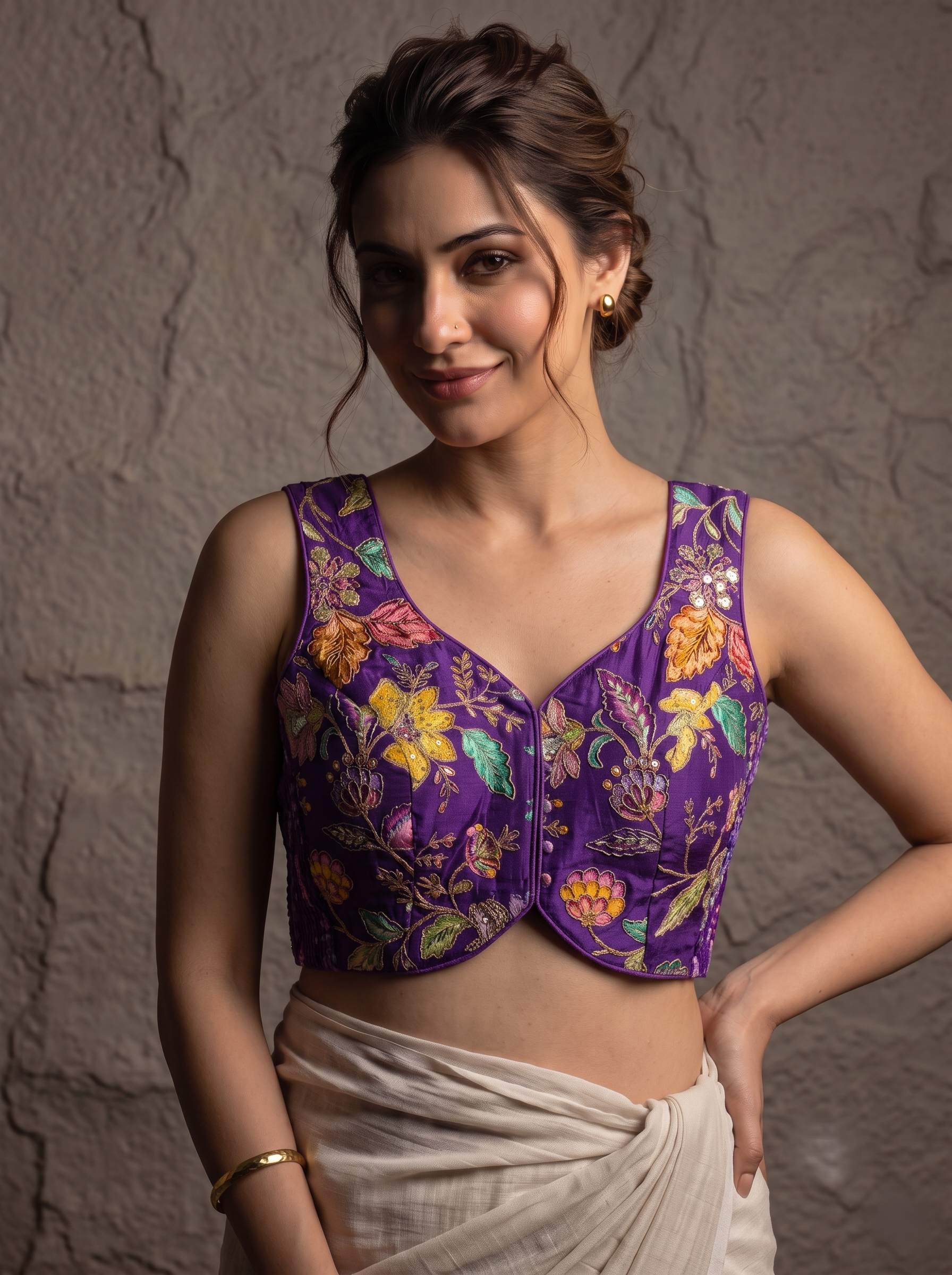 Priyanka Sleeveless Stretchable Blouse