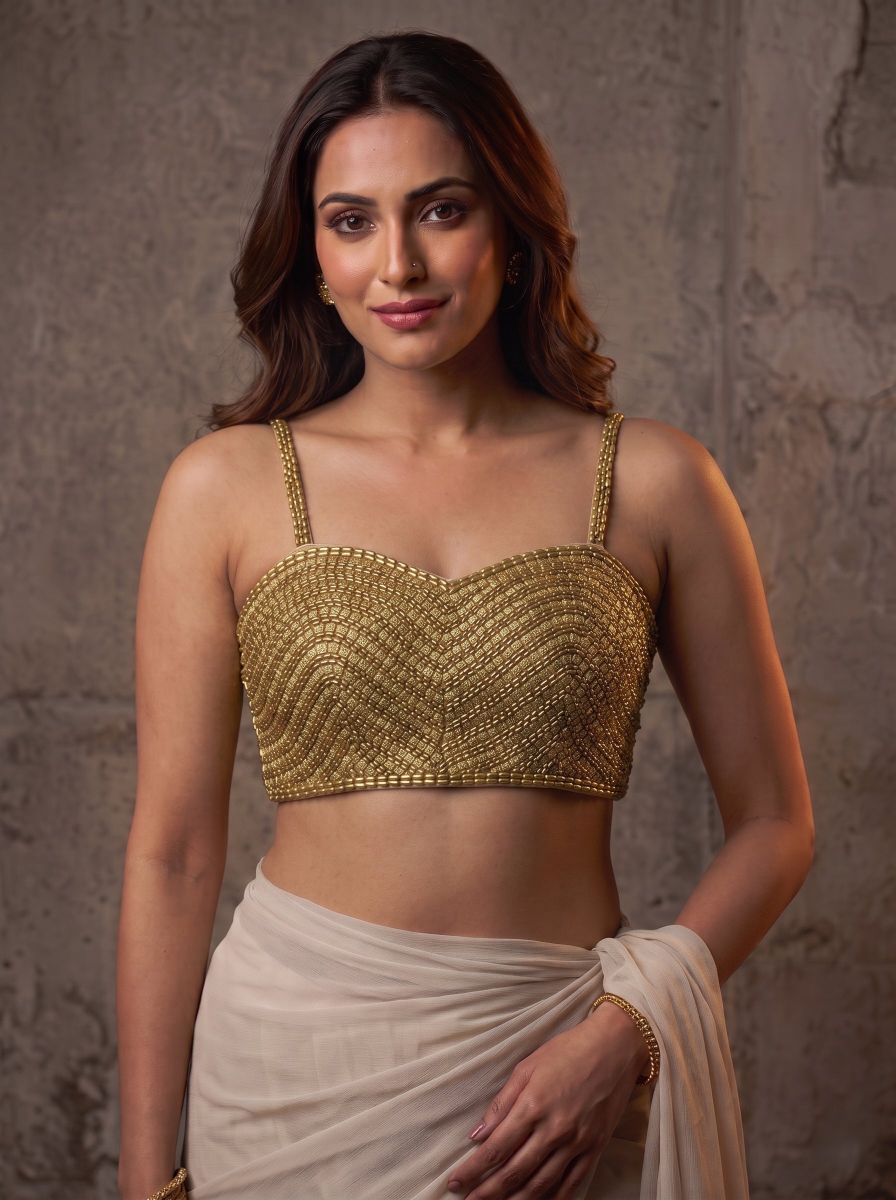 Majesty Silk Handcrafted Blouse