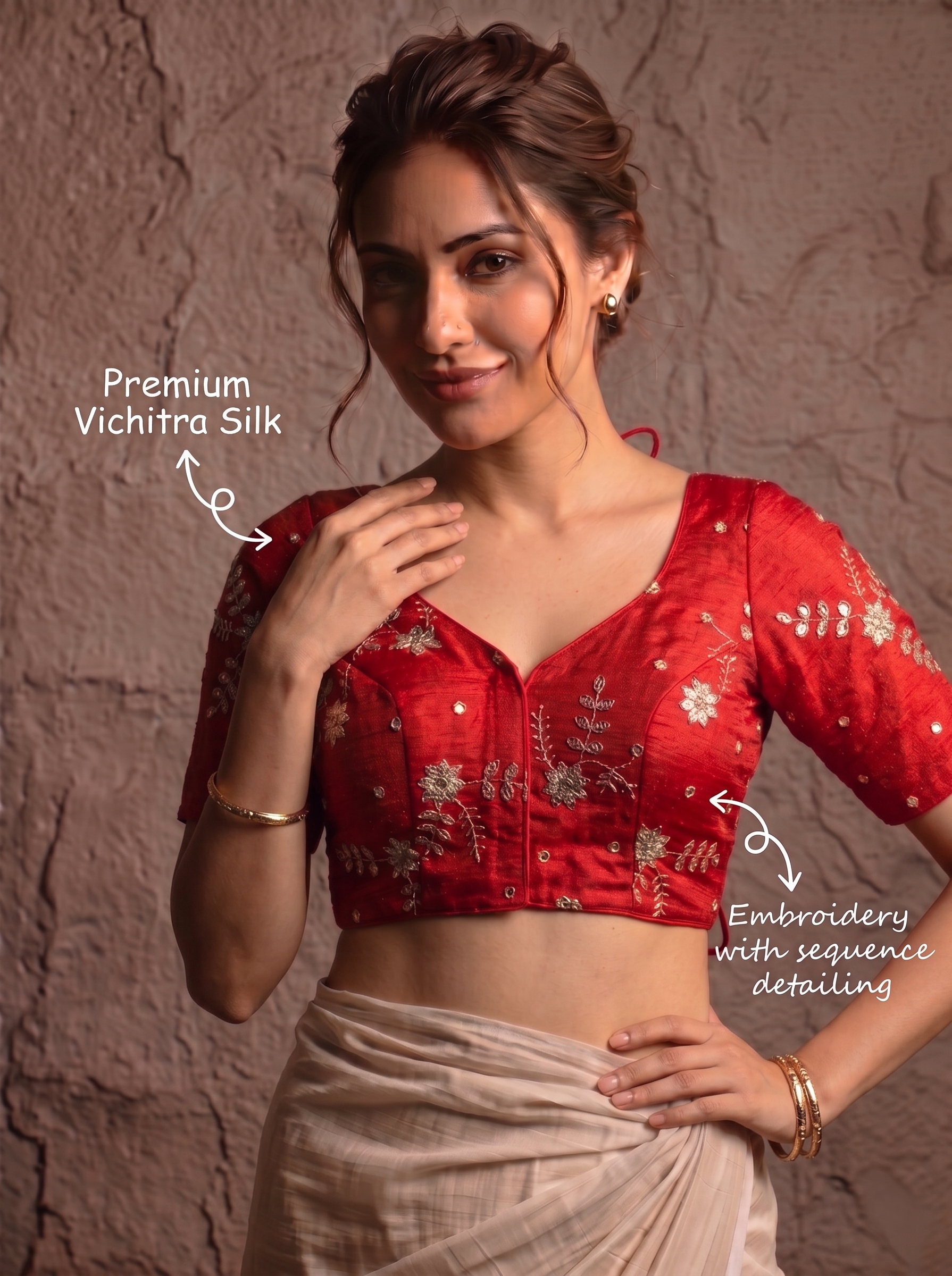 Sadvika Front Open Blouse