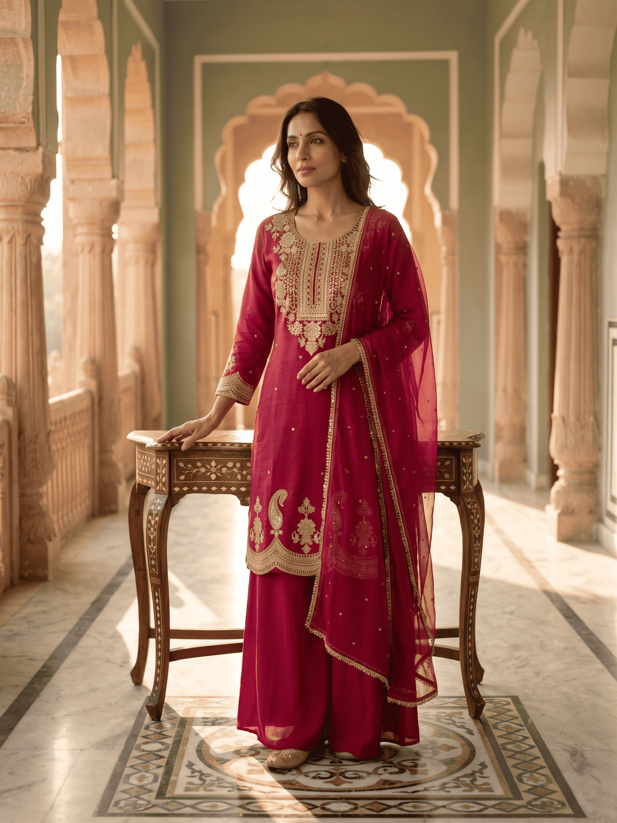 Aabha Roman 2-Tone Designer Set