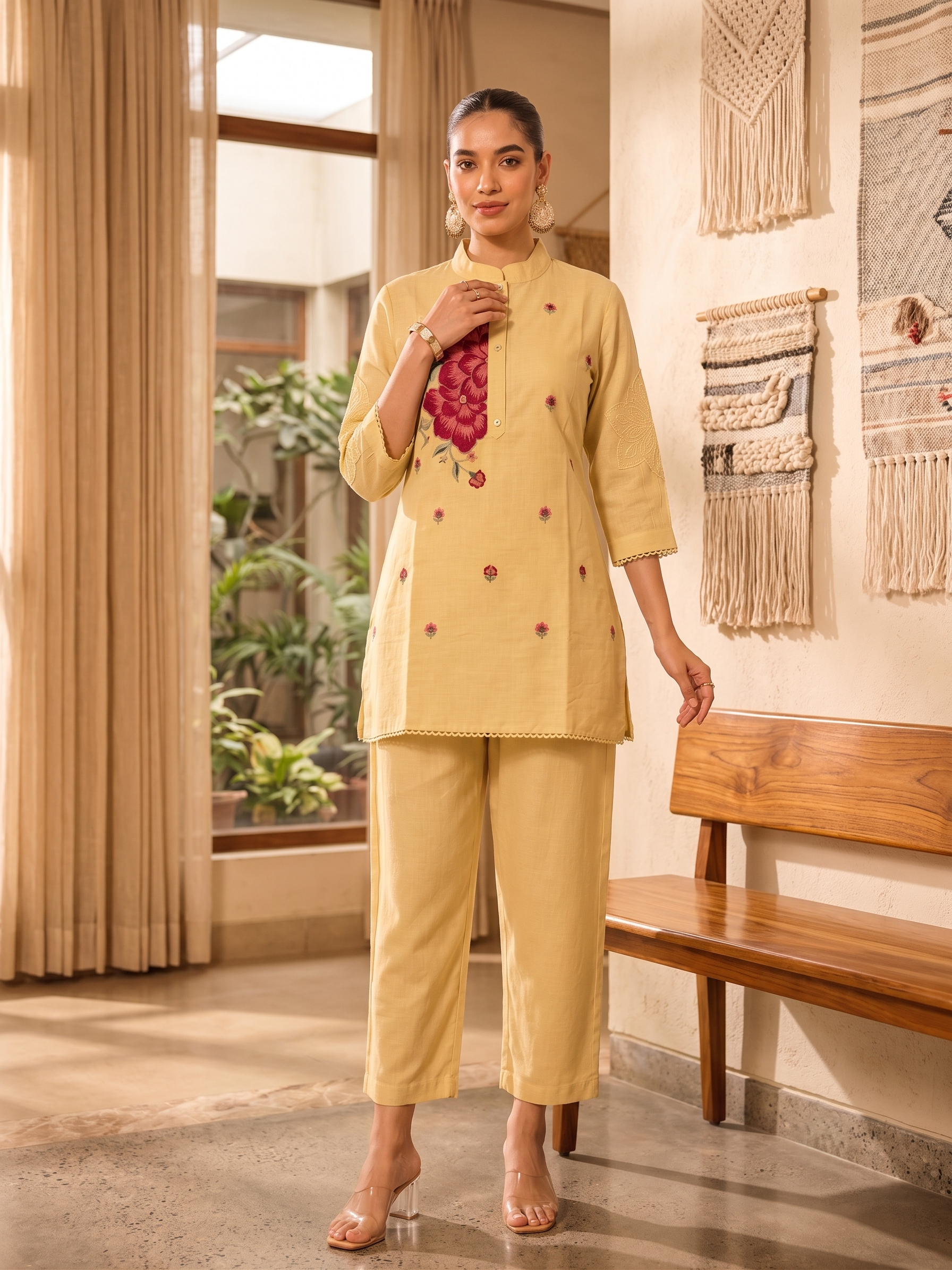 Aurelia Vatican Gold Co-Ord Set