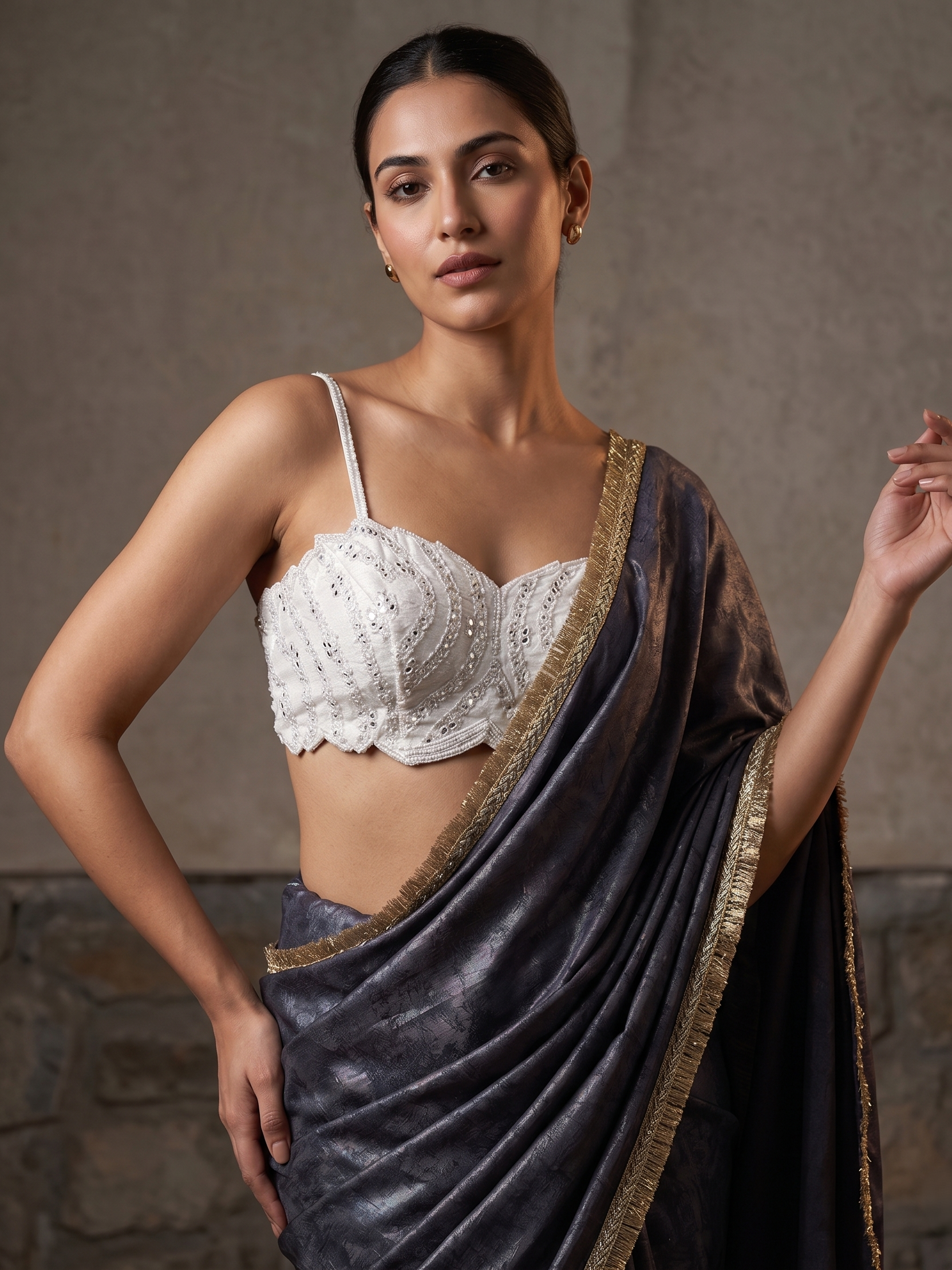 Grace Fendy Saree Set