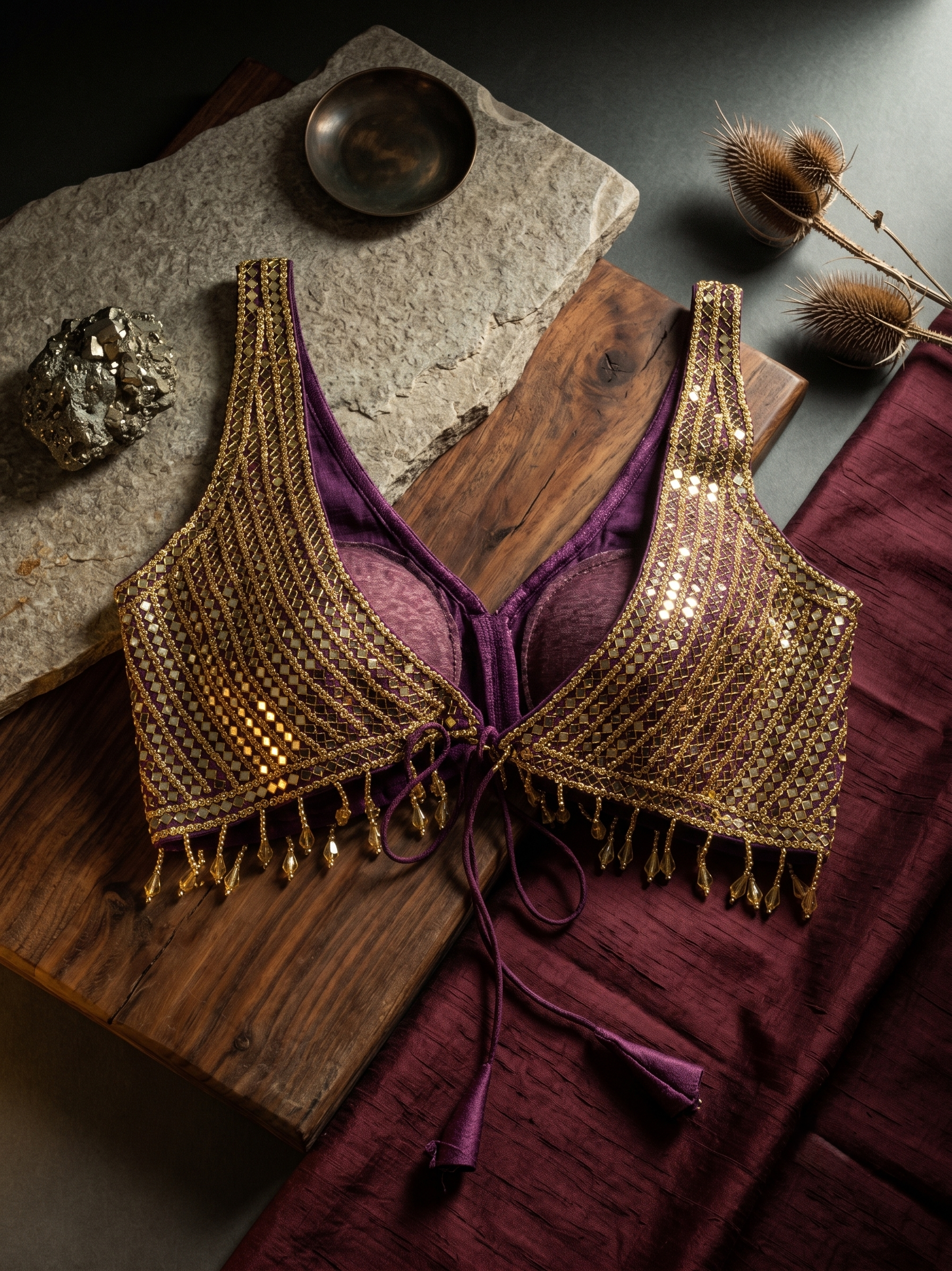Lunara Festive Glow Blouse