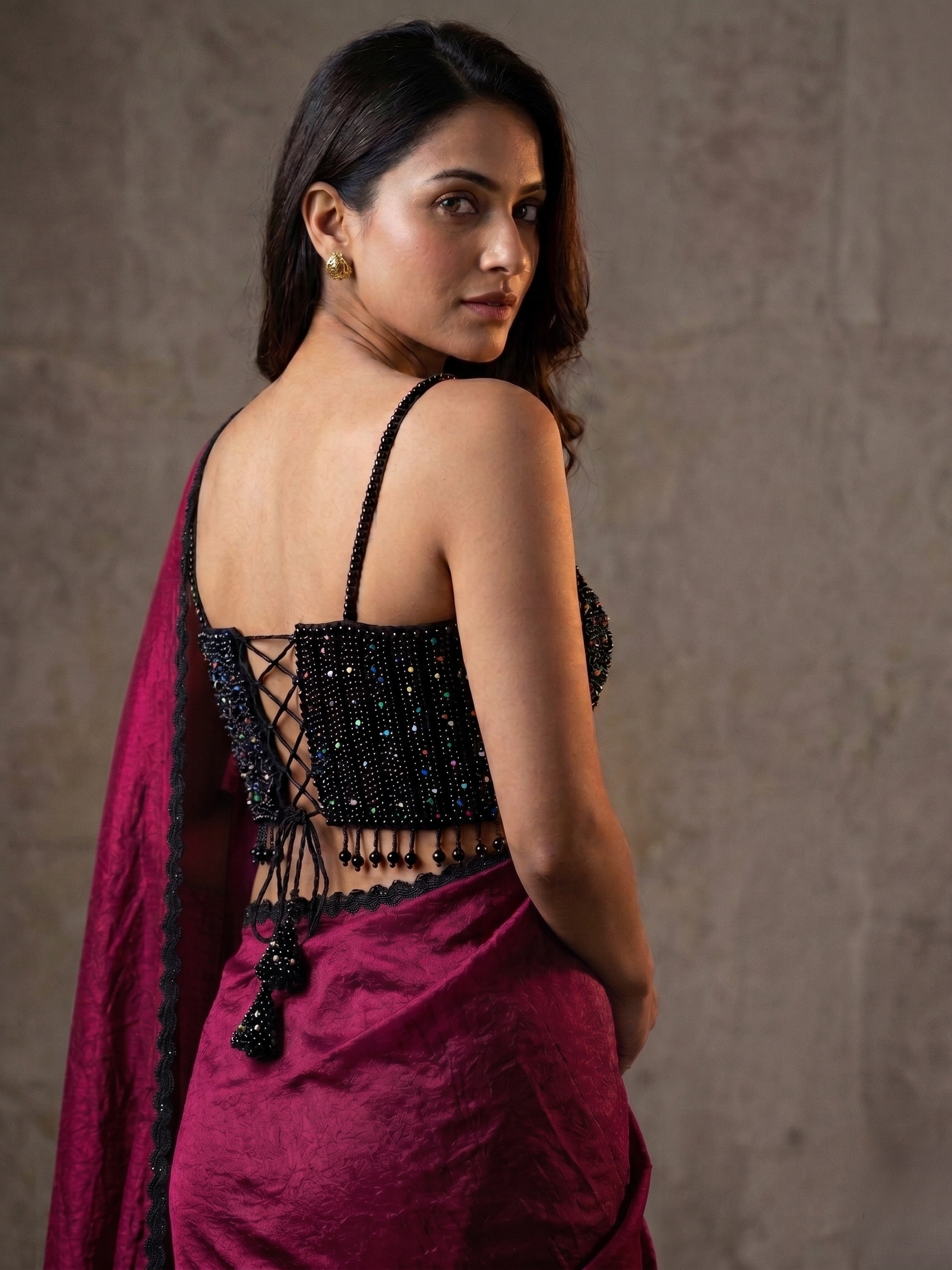 Symphony Silk Blouse Saree Set