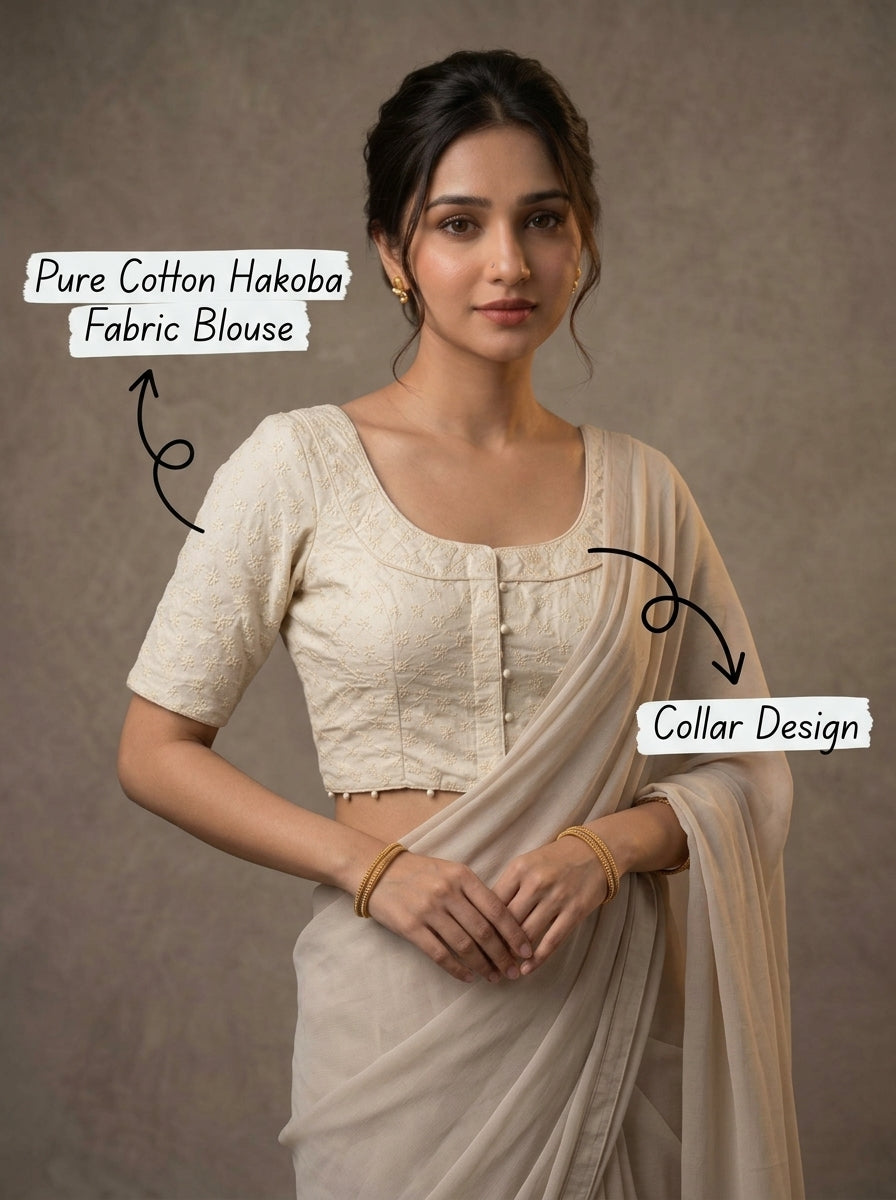 Hakoba Collar Blouse 2