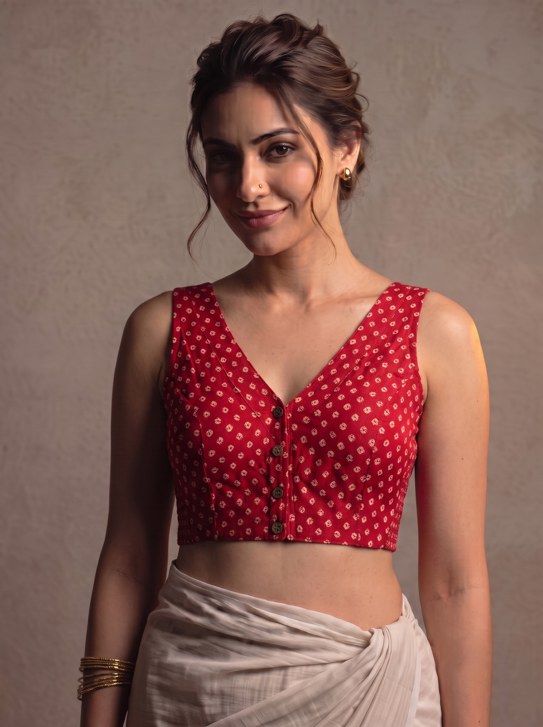 StretchEase Padded Blouse