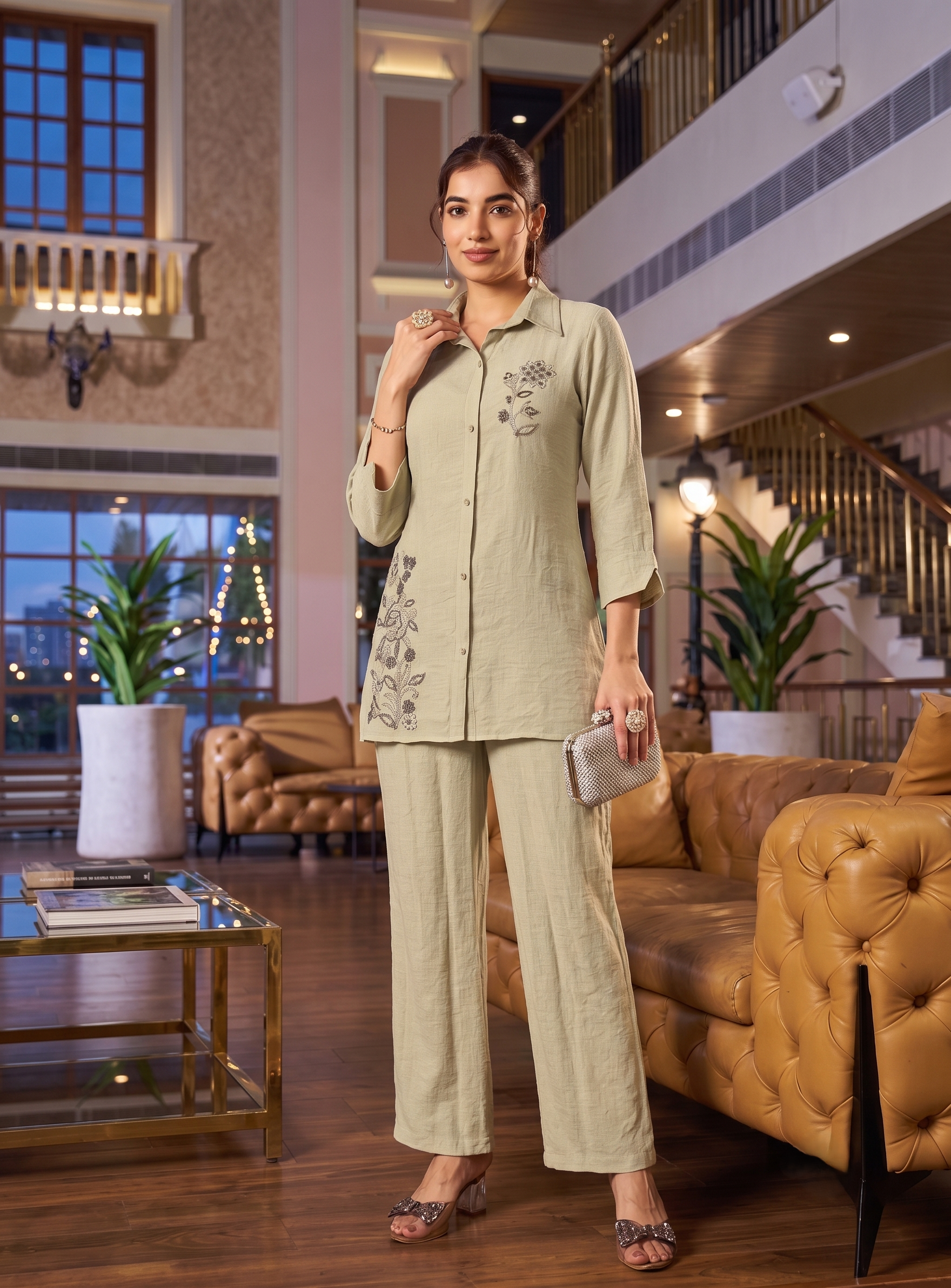 Luxe Koyo Chiffon Co-Ord Set
