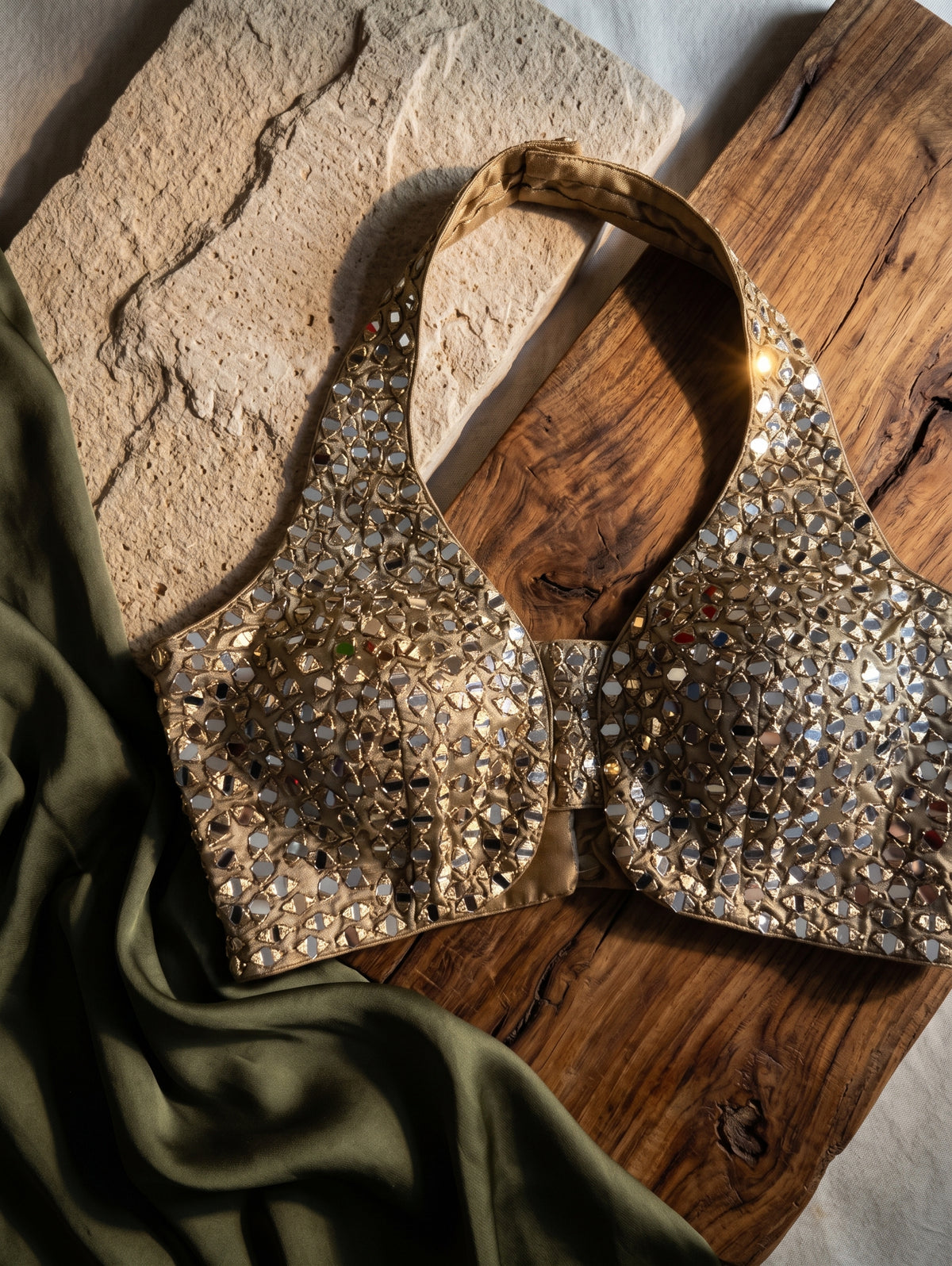 Mirror Muse Halter Blouse