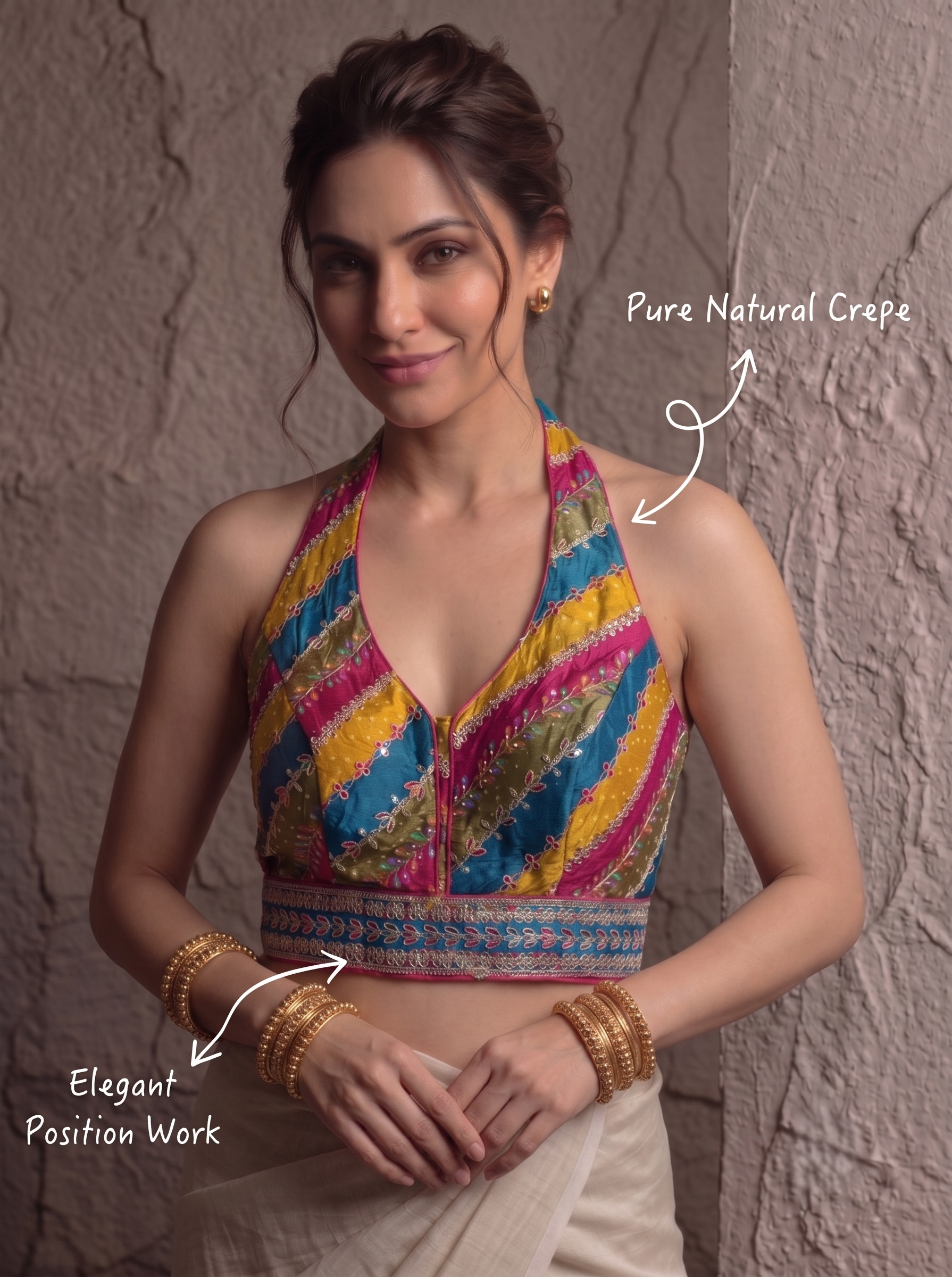 Elara Halter Blouse