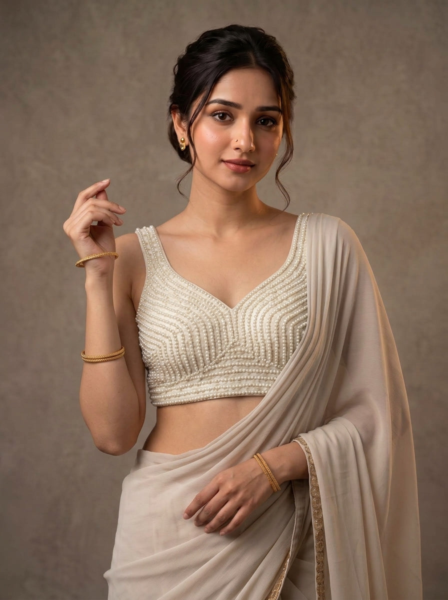Pearl Noor Silk Blouse