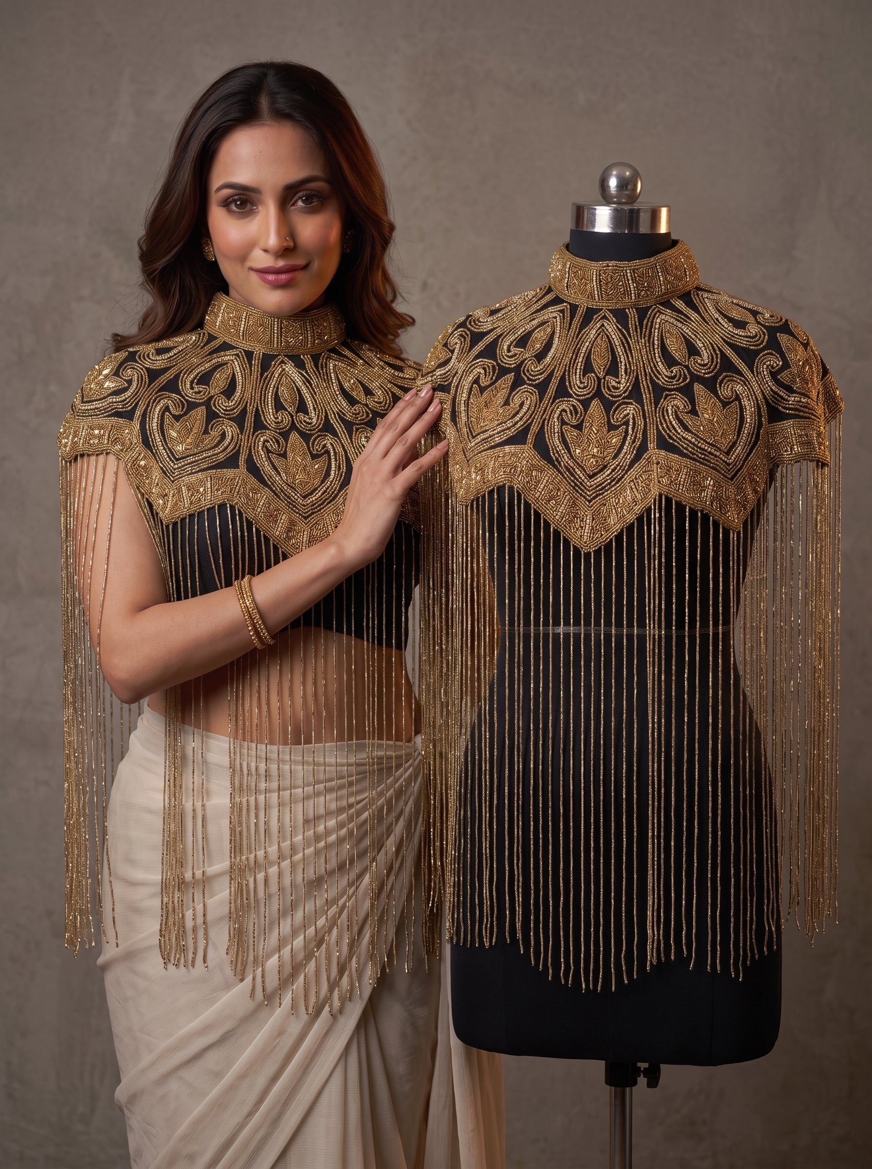 Pearl Aura Designer Kochi Pochi Blouse