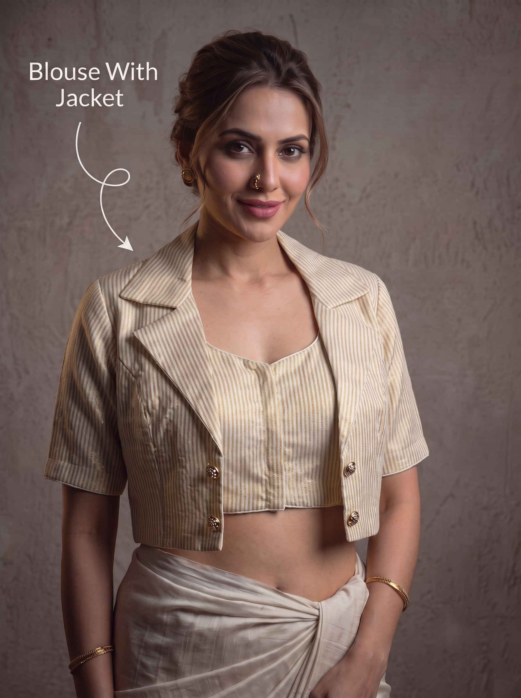 Varnika Premium South Silk Jacket Blouse