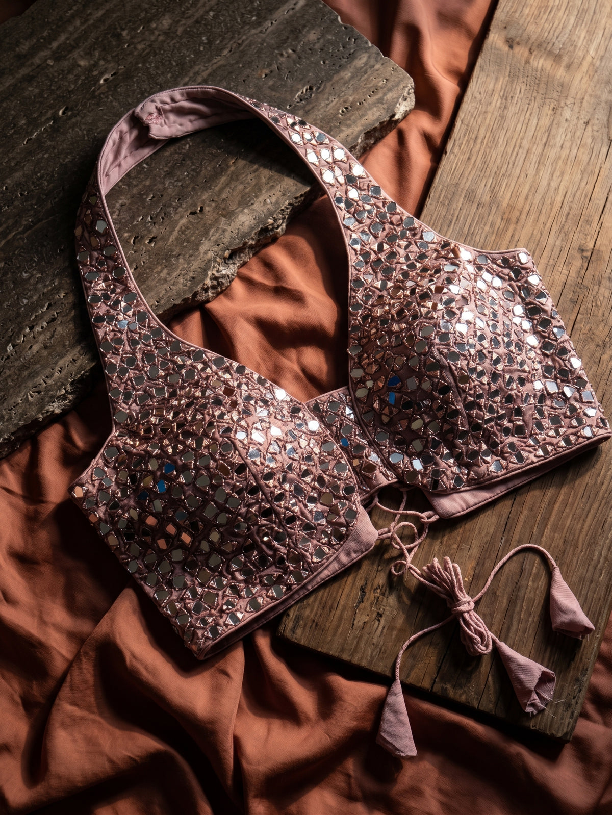 Mirror Muse Halter Blouse