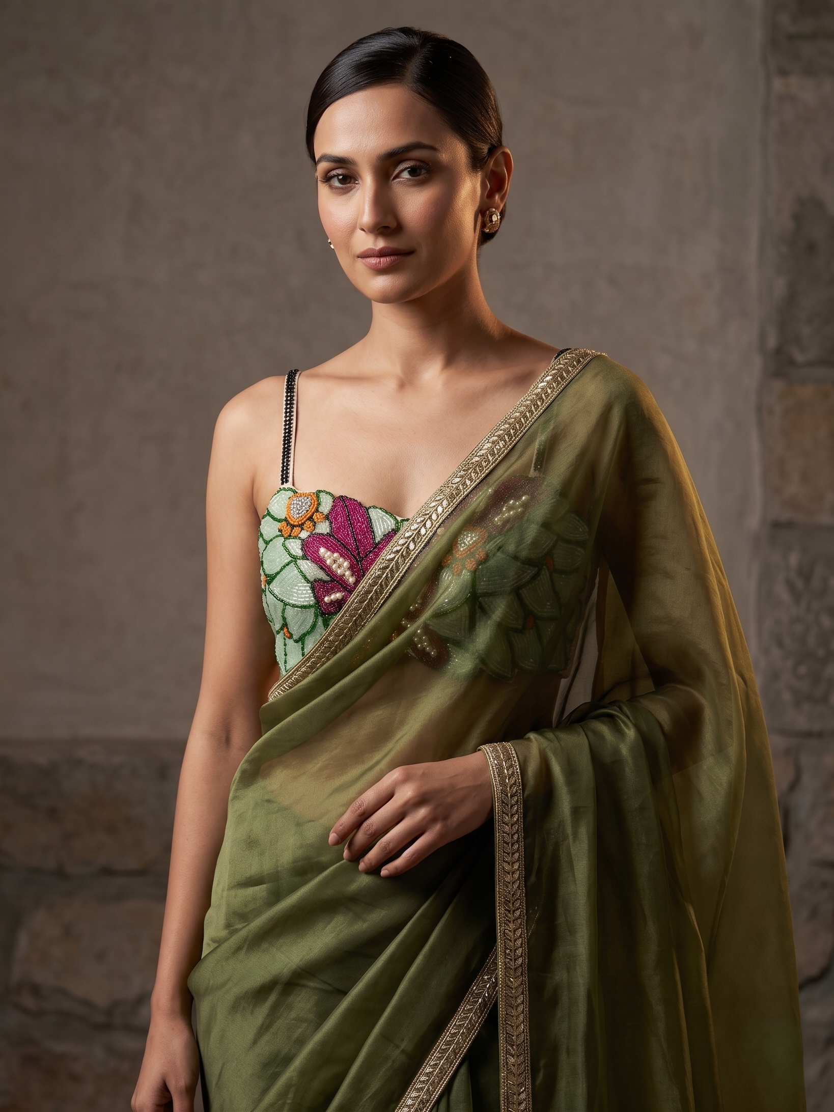 Eshika Luxe Fendy Saree Set