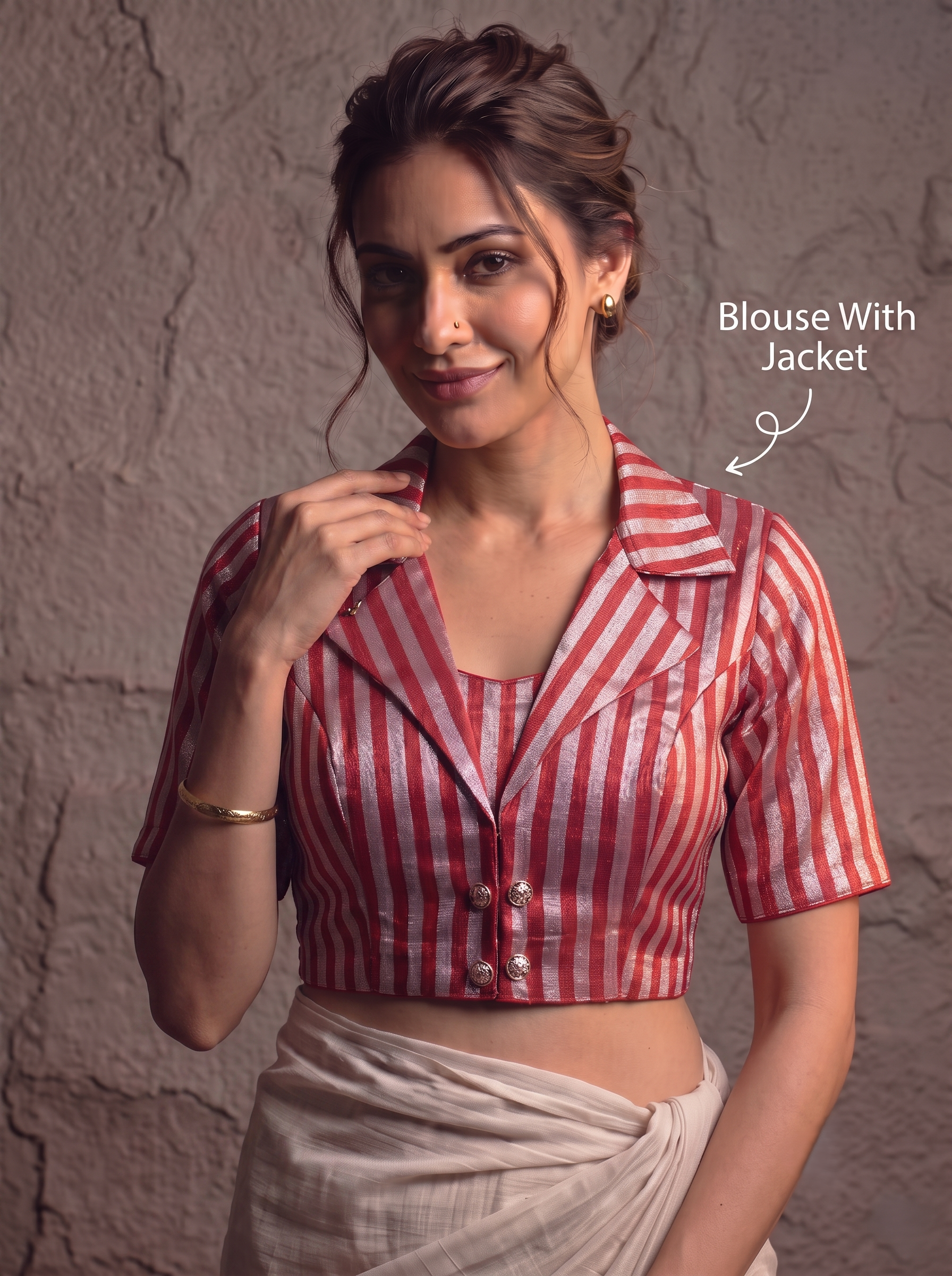 Varnika Premium South Silk Jacket Blouse