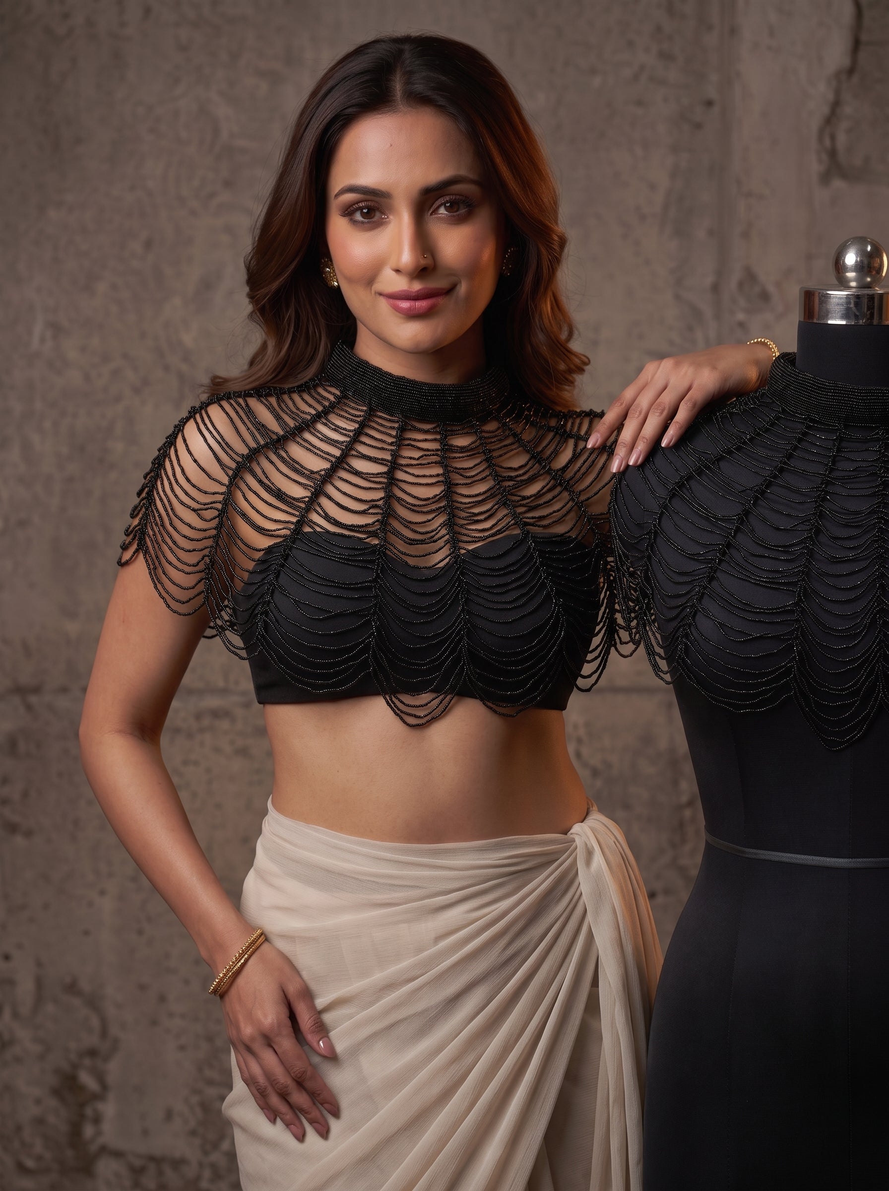 Pearl Aura Designer Kochi Pochi Blouse