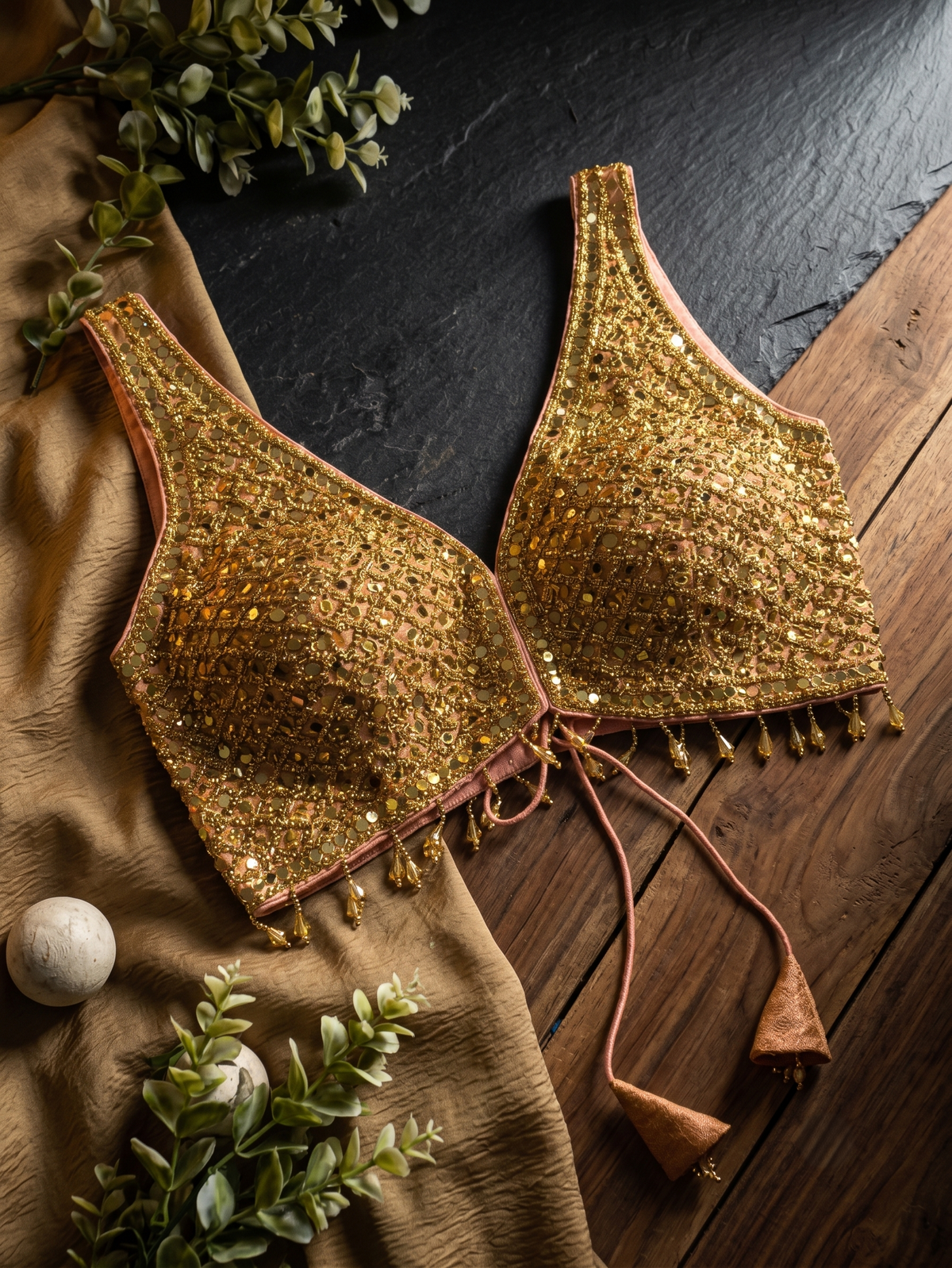 Lunara Festive Glow Blouse