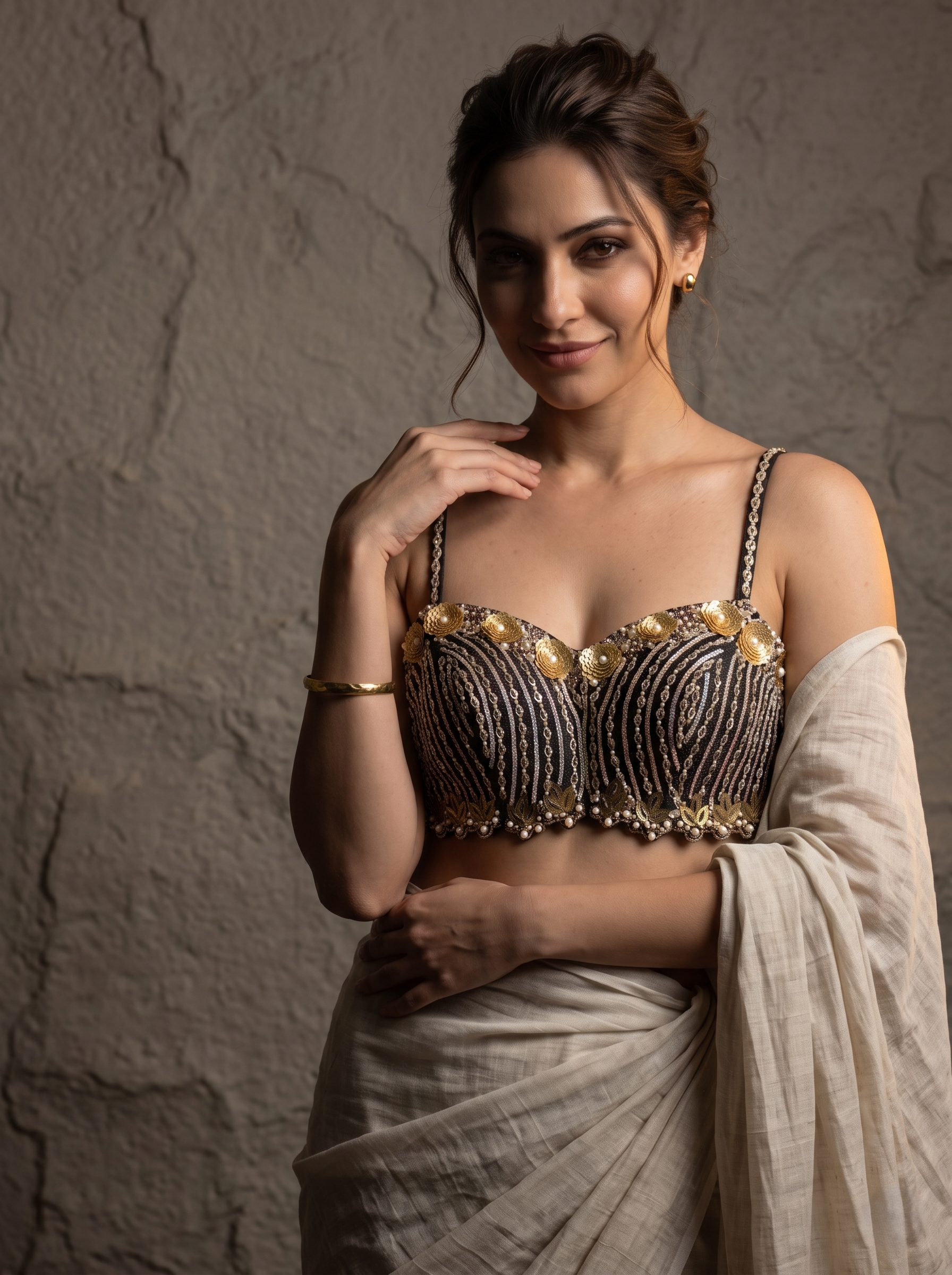 Luxe Diva Handcrafted Silk Blouse
