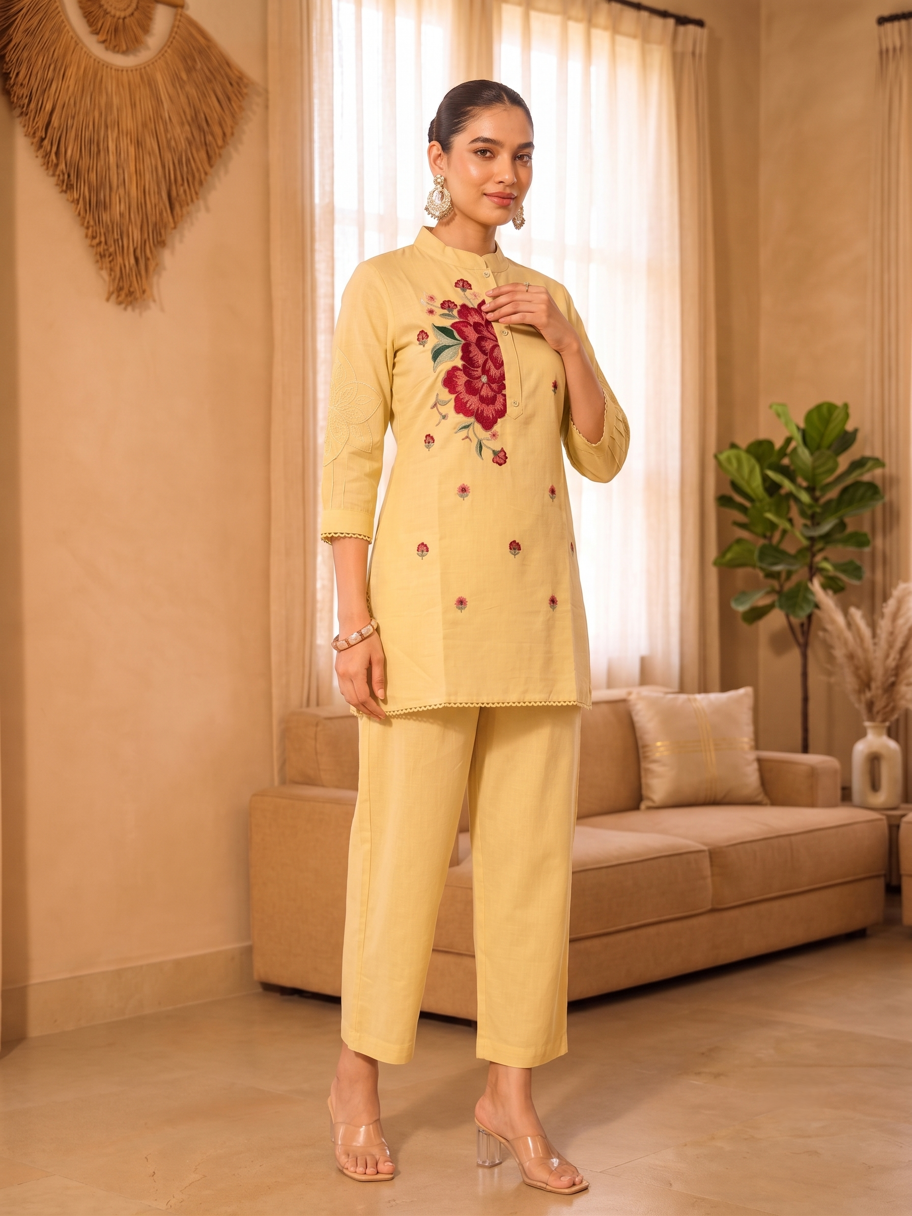 Aurelia Vatican Gold Co-Ord Set