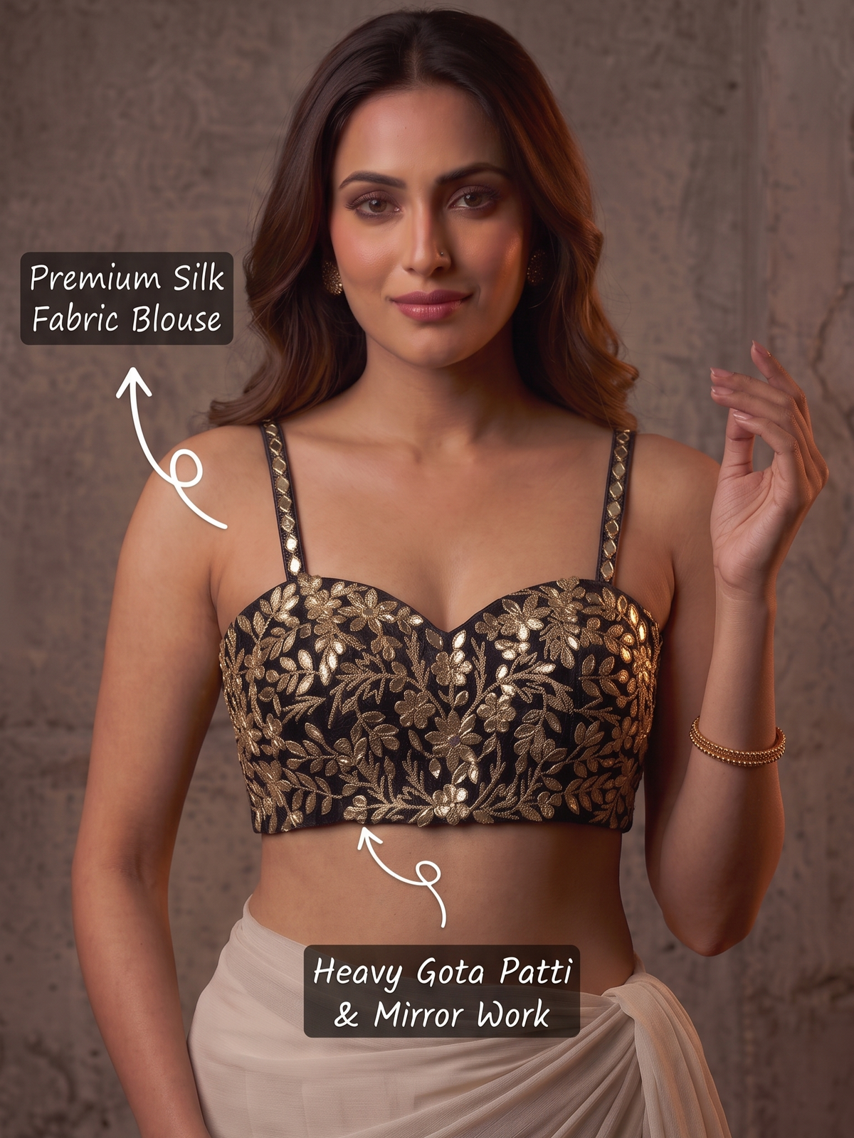Noore Gota Patti Blouse