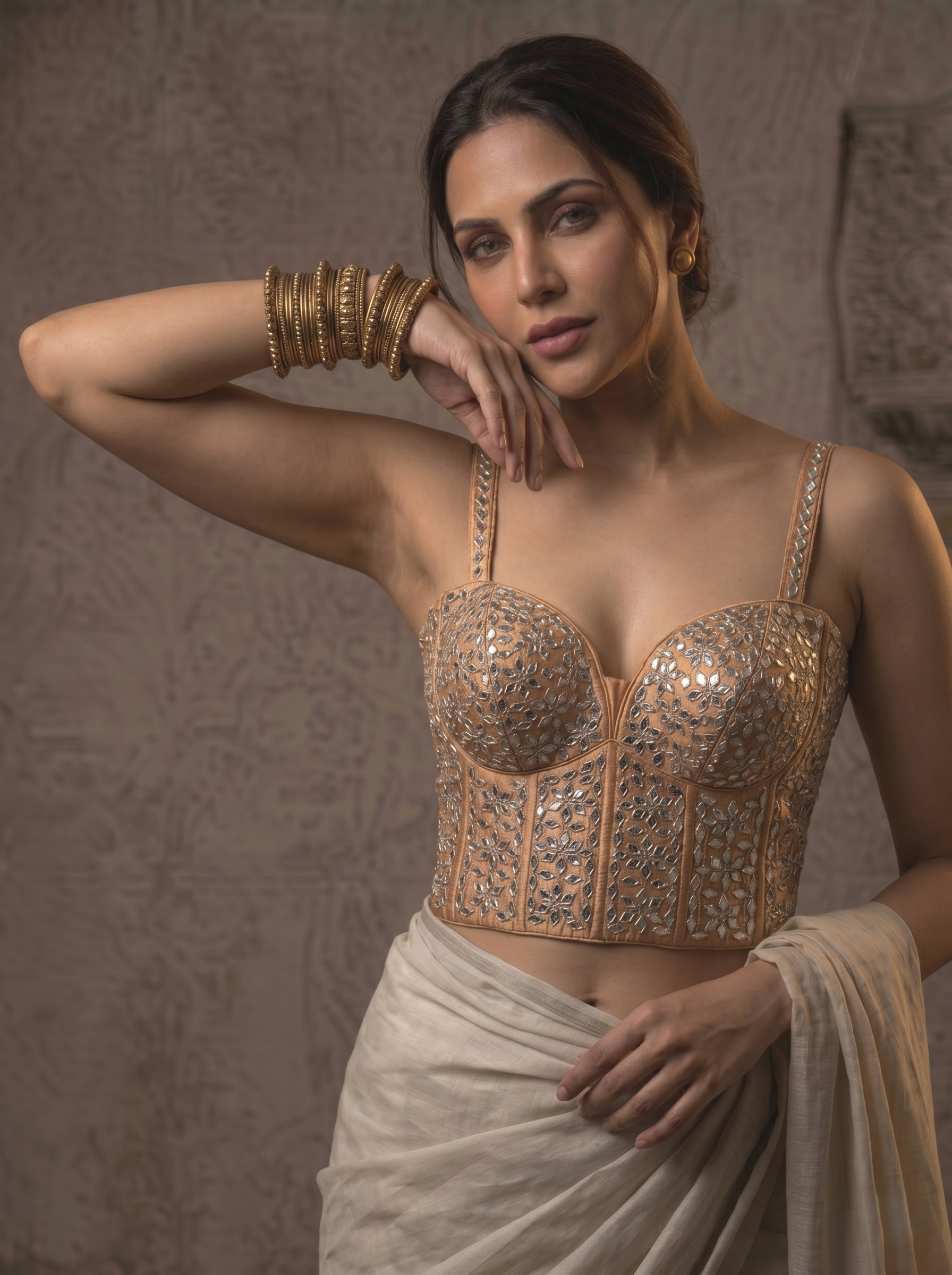 Sitara Mirror Charm Designer Blouse