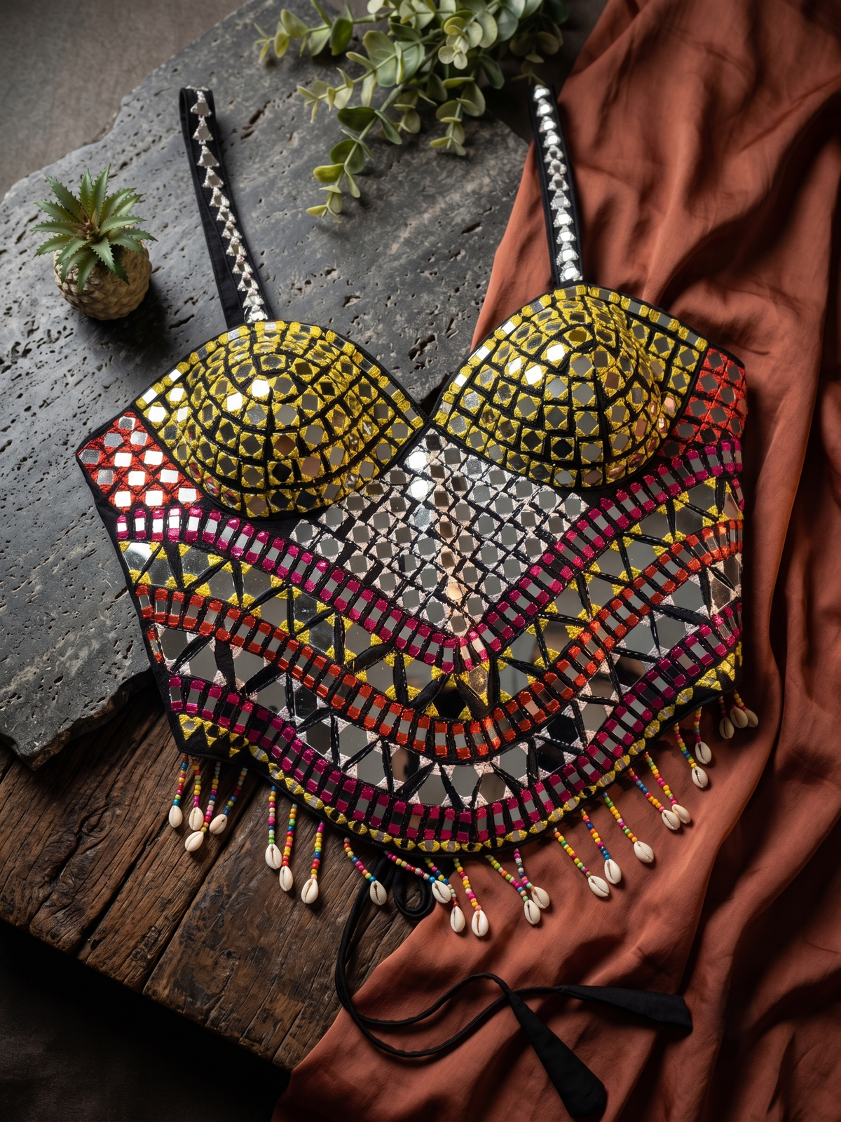 Shanaya Mirrorwork Shell Blouse